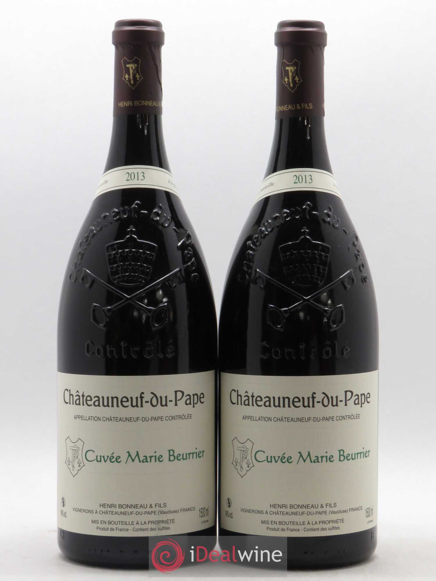 Châteauneuf-du-Pape Marie Beurrier Henri Bonneau & Fils 2013 - Lot de 2 magnums - 0