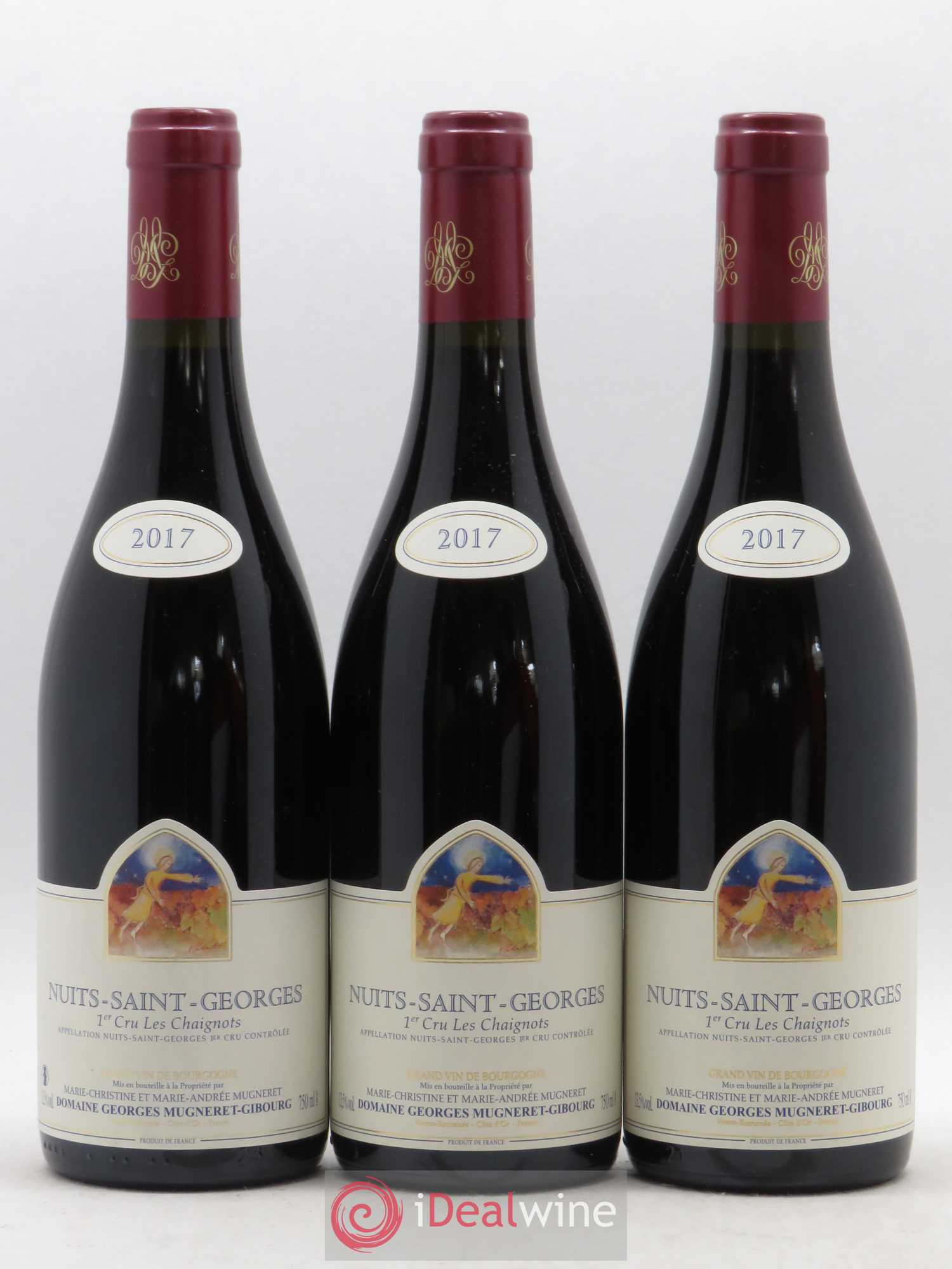 Nuits-Saint-Georges 1er Cru Les Chaignots Mugneret-Gibourg (Domaine) 2017 - Lot de 3 bouteilles - 0