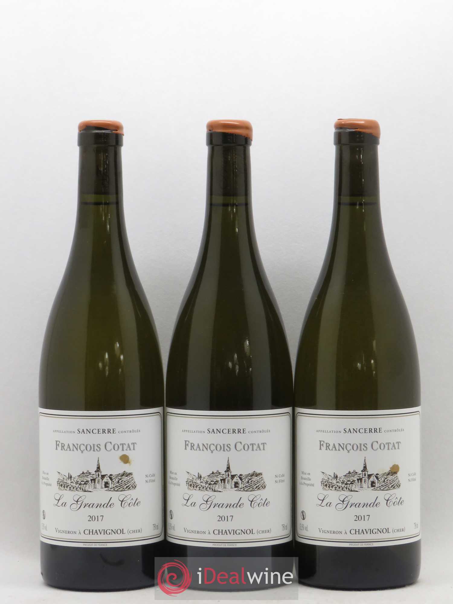 Sancerre La Grande Côte François Cotat 2017 - Lot de 3 bouteilles - 0