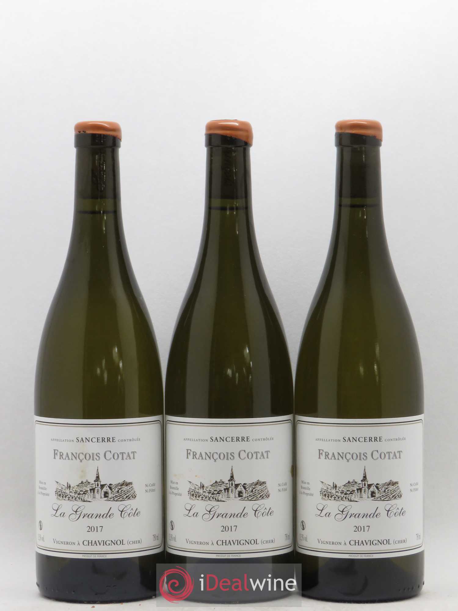 Sancerre La Grande Côte François Cotat 2017 - Lot de 3 bouteilles - 0