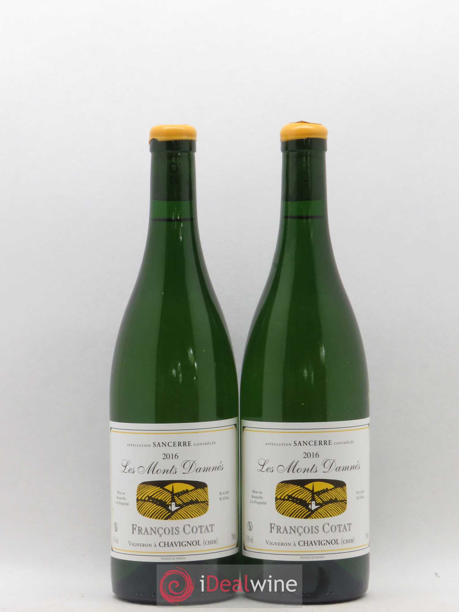 Sancerre Les Monts Damnés François Cotat 2016 - Lot de 2 bouteilles - 0