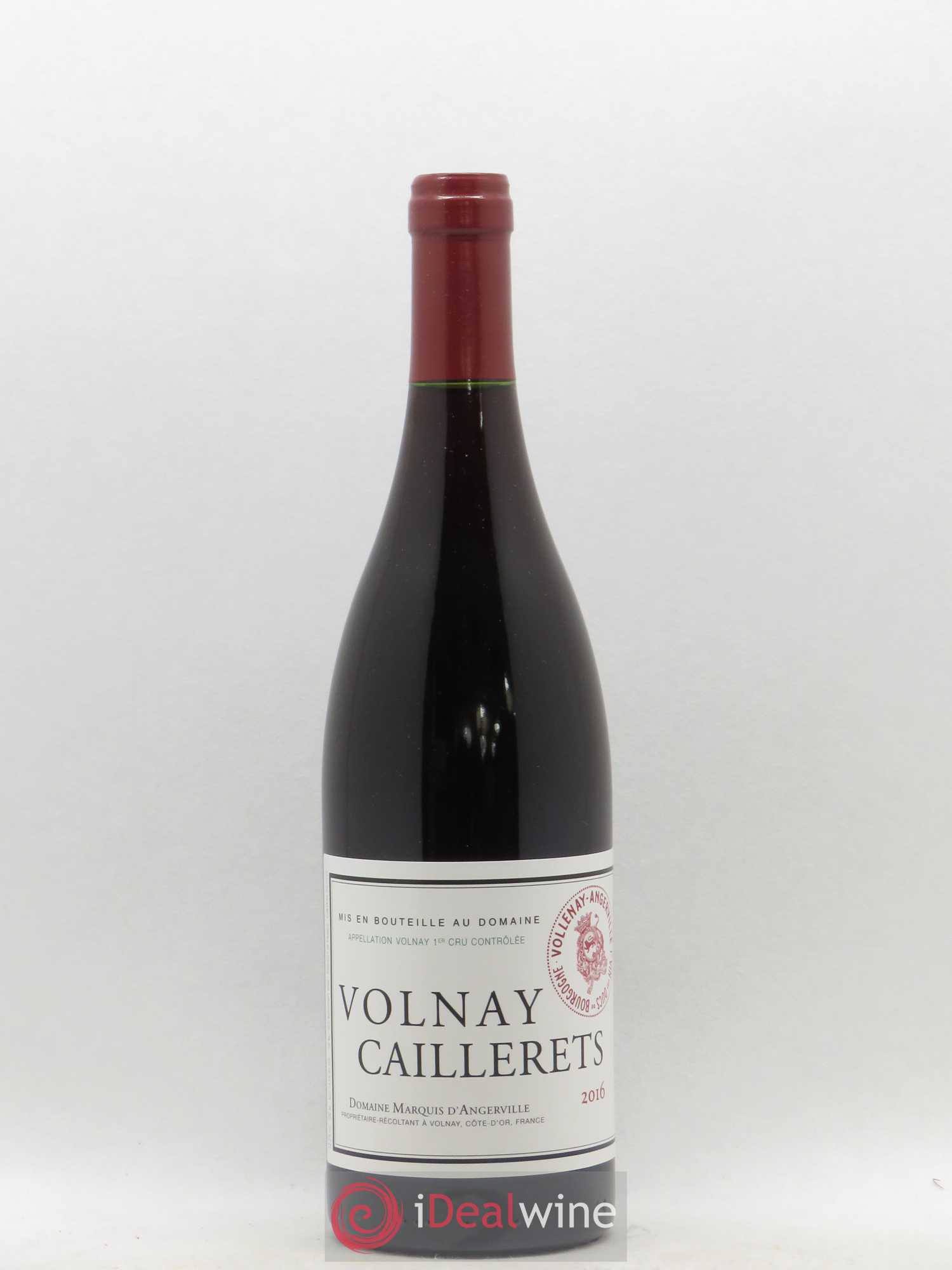 Volnay 1er Cru Caillerets Marquis d'Angerville (Domaine) 2016 - Lot de 1 bouteille - 0