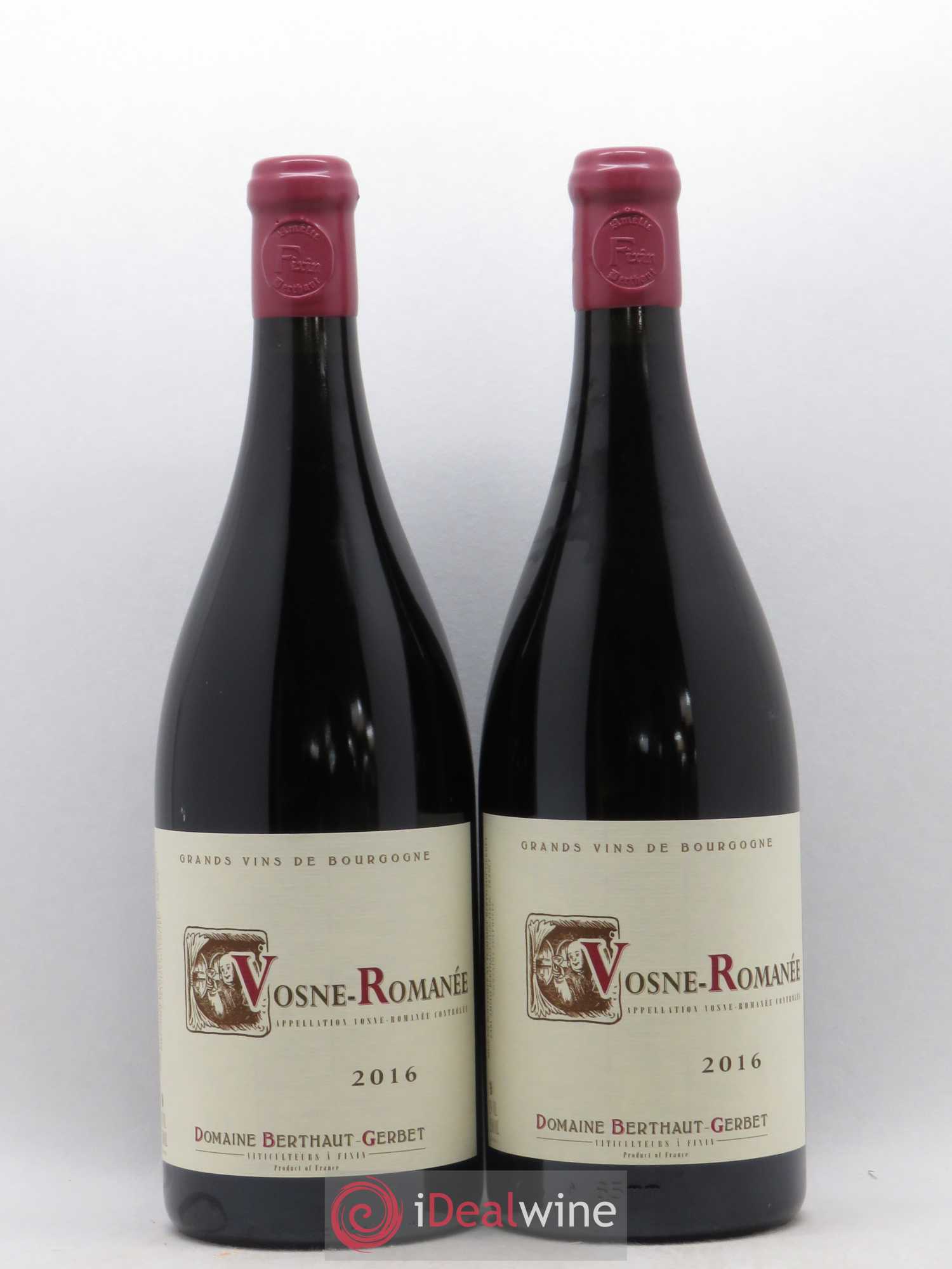 Vosne-Romanée Berthaut Gerbet (Domaine) 2016 - Lot de 2 magnums - 0