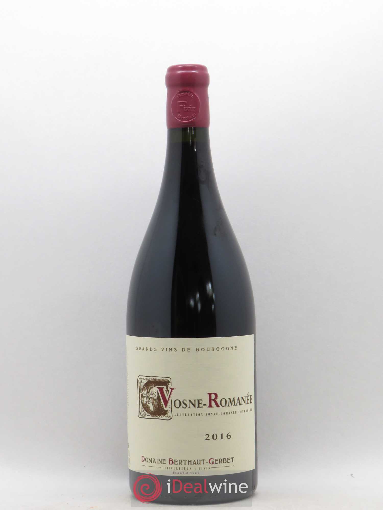 Vosne-Romanée Berthaut Gerbet (Domaine) 2016 - Lot de 1 magnum - 0