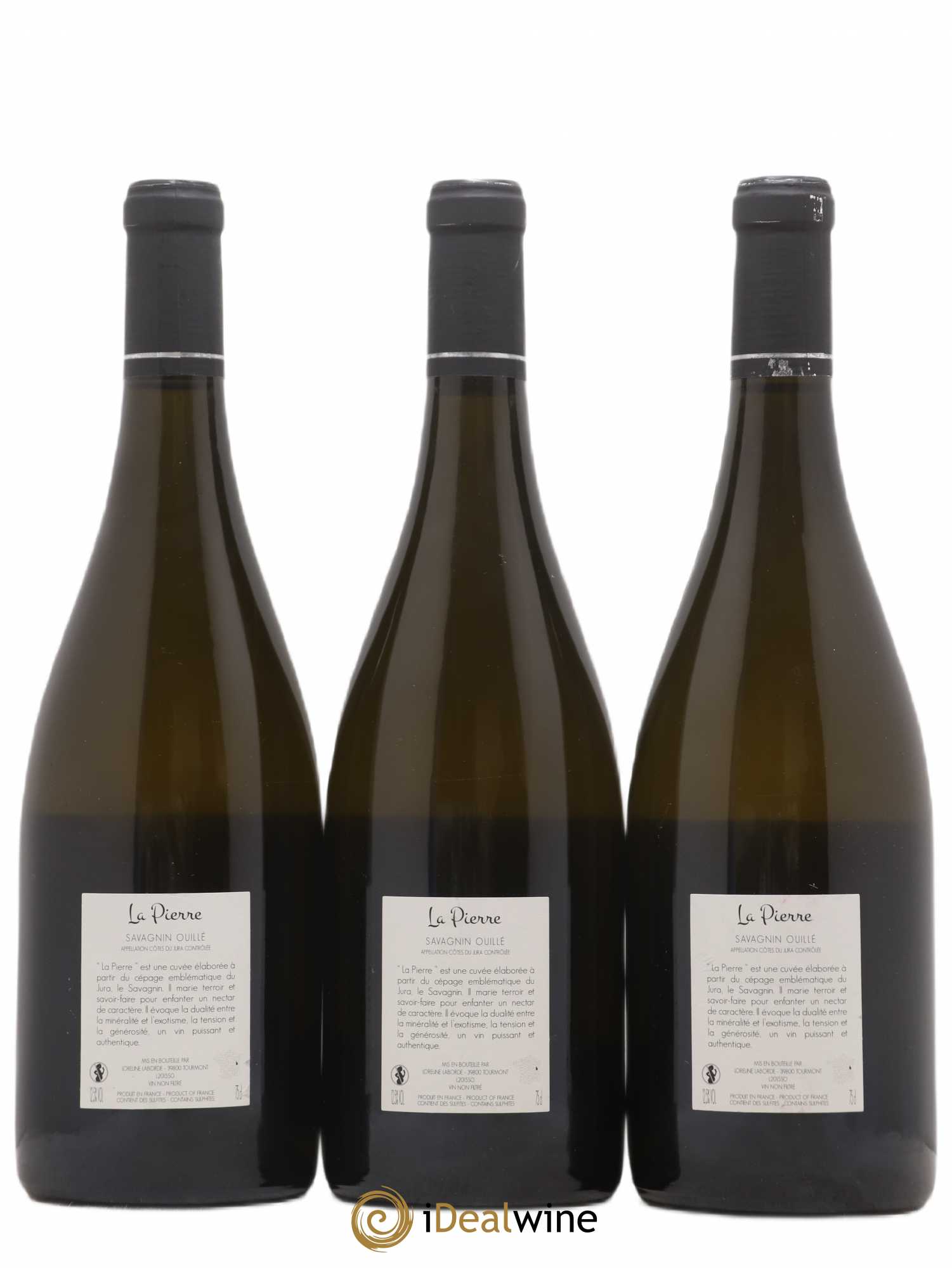 Côtes du Jura Savagnin La Pierre Les Granges Paquenesses 2015 - Lot de 3 bouteilles - 1