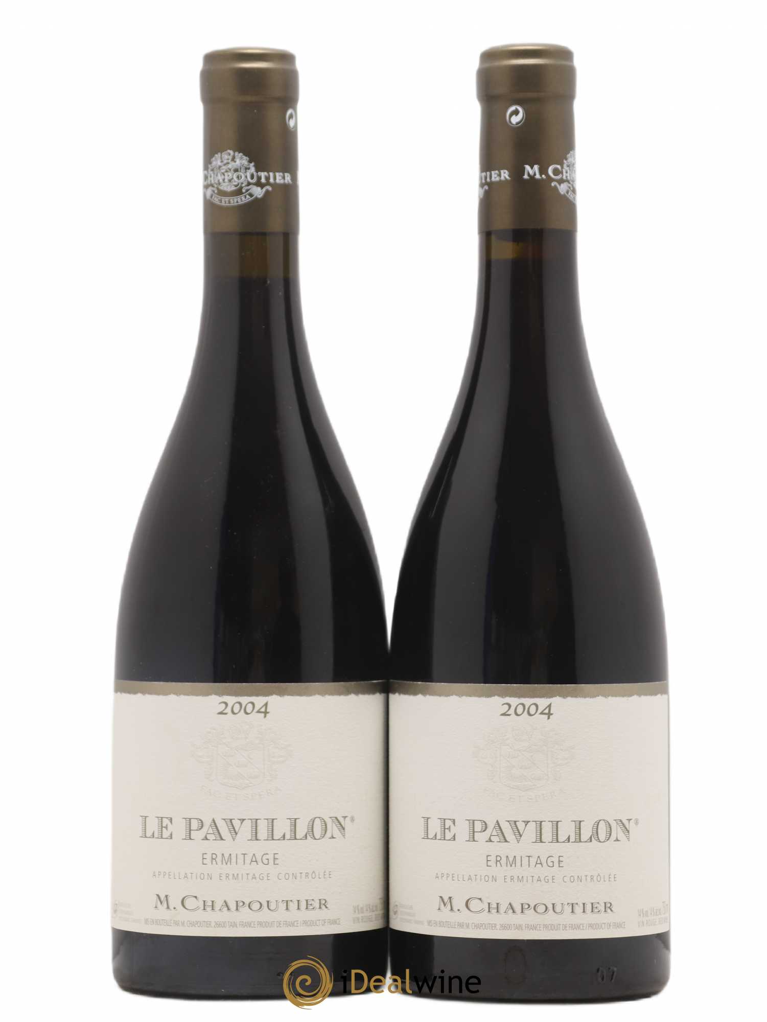 Hermitage Ermitage Le Pavillon Chapoutier 2004 - Lot de 2 bouteilles - 0