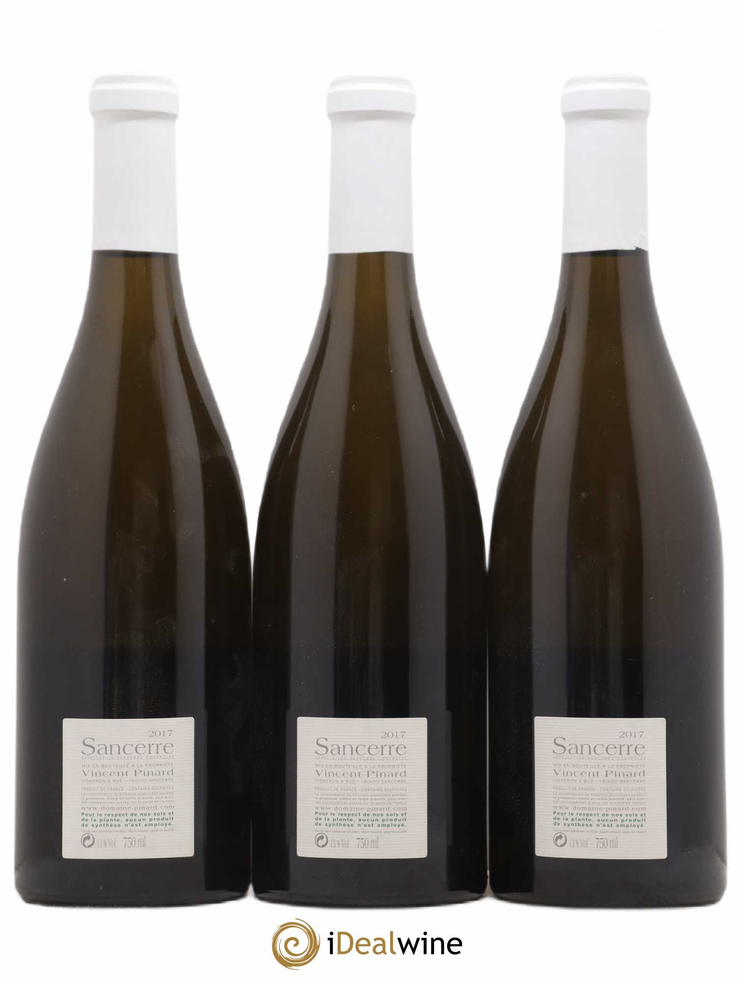 Sancerre Chêne Marchand Vincent Pinard 2017 - Lot de 3 bouteilles - 1