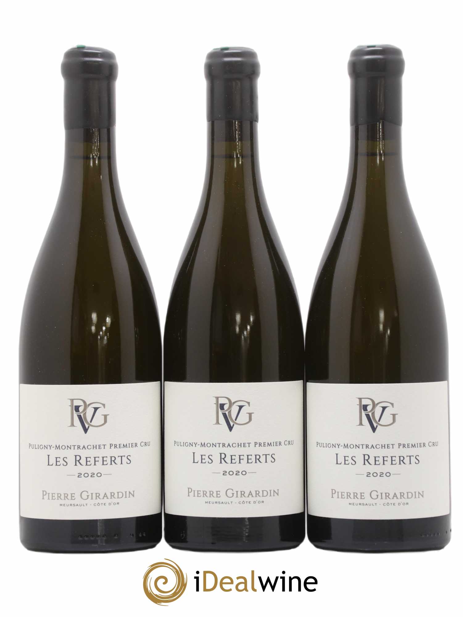 Puligny-Montrachet 1er Cru Les Referts Pierre Girardin 2020 - Lot of 3 bottles - 0