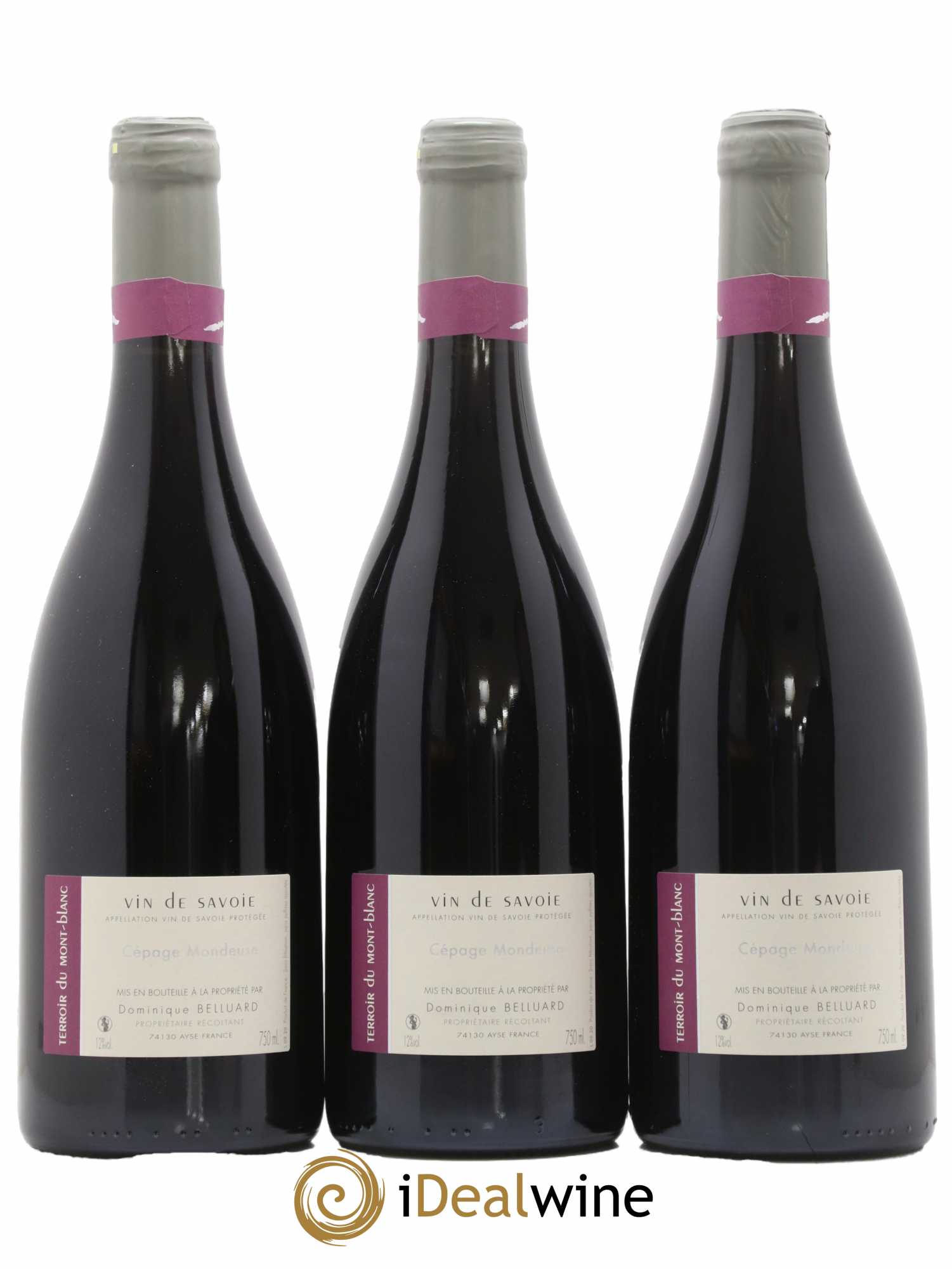 Vin de Savoie Mondeuse Amphore Domaine Belluard 2020 - Lotto di 3 bottiglie - 1