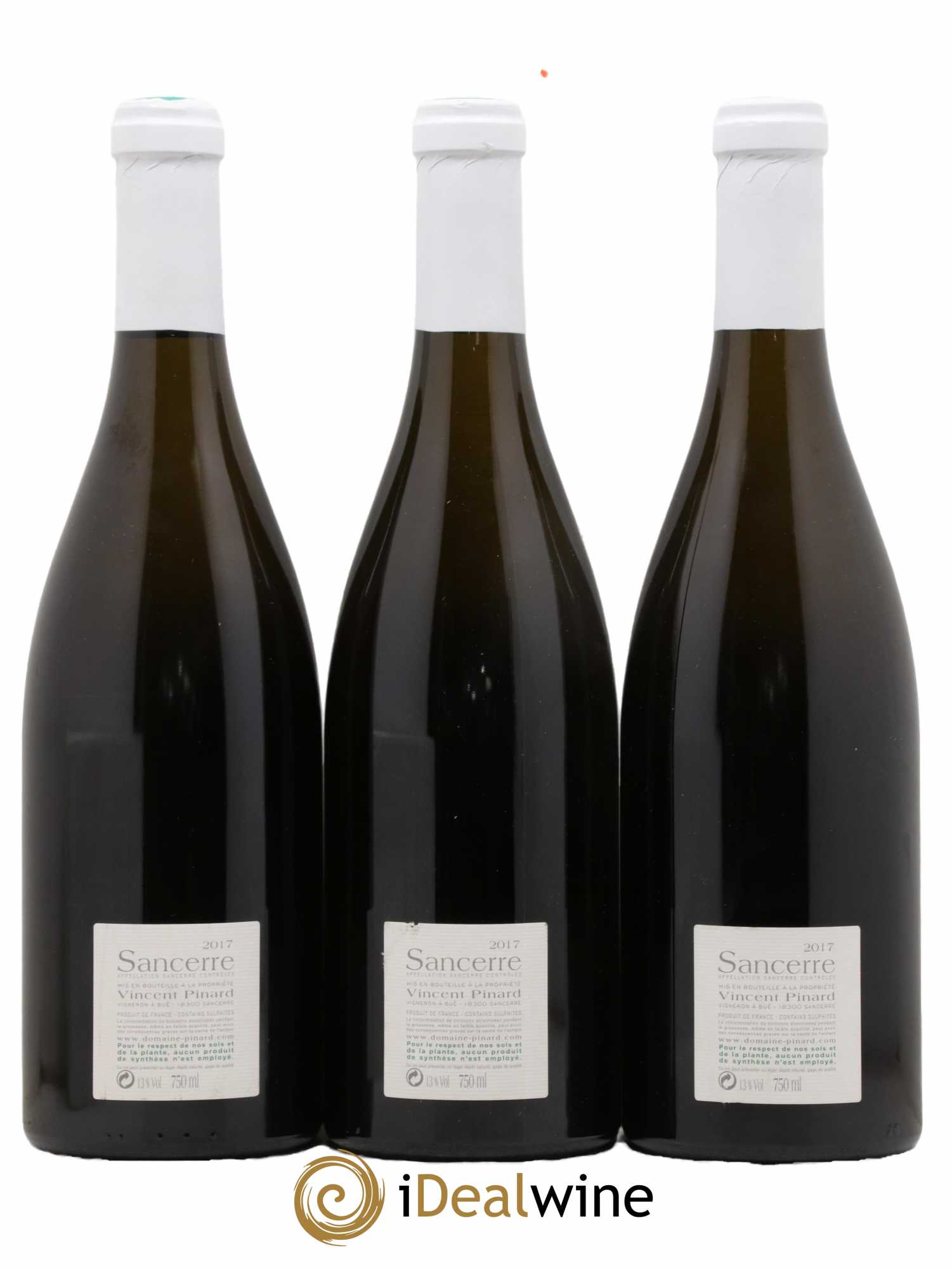 Sancerre Chêne Marchand Vincent Pinard 2017 - Lot de 3 bouteilles - 1
