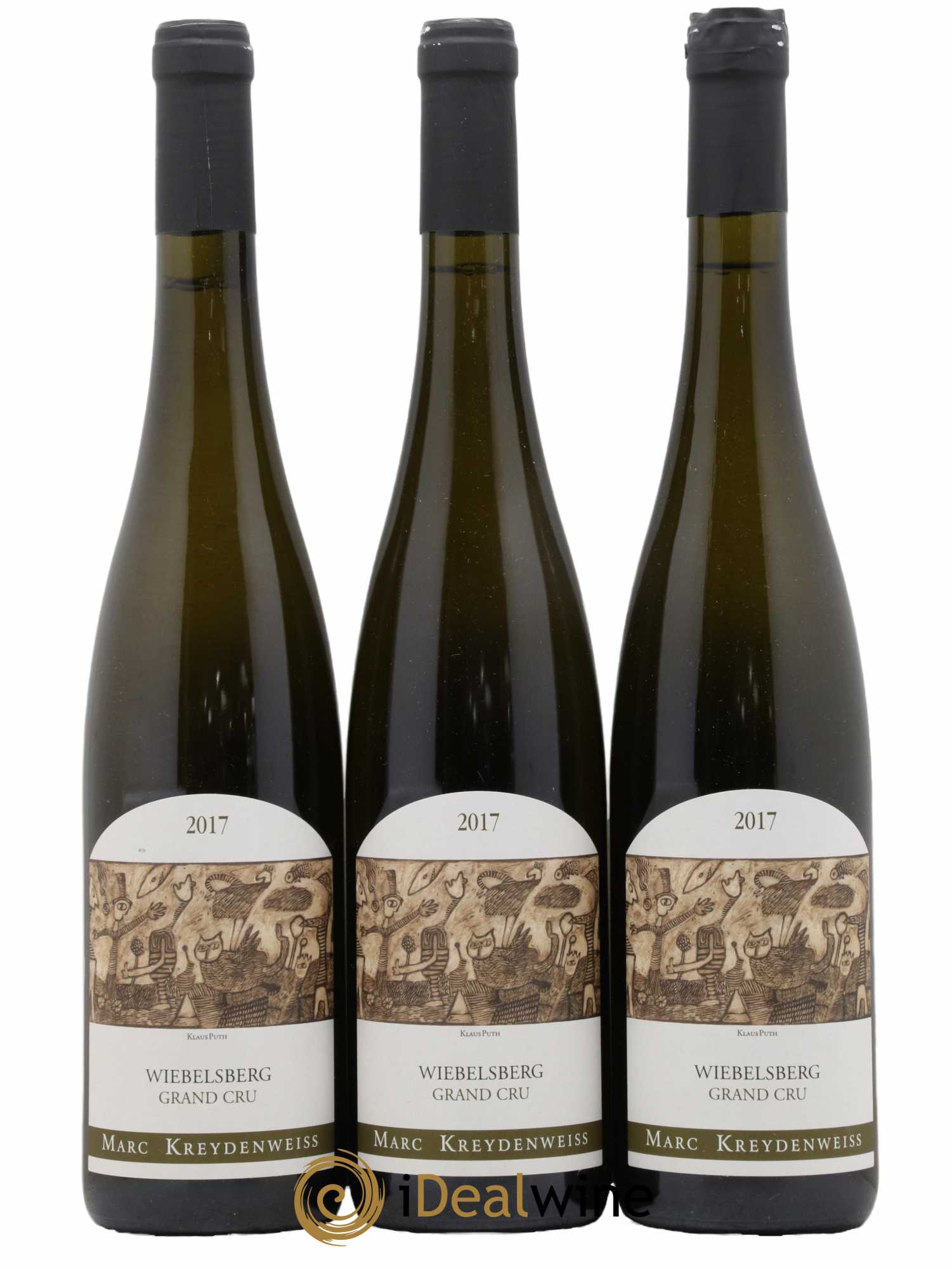 Alsace Riesling Grand Cru Wiebelsberg Marc Kreydenweiss 2017 - Lot de 3 bouteilles - 0
