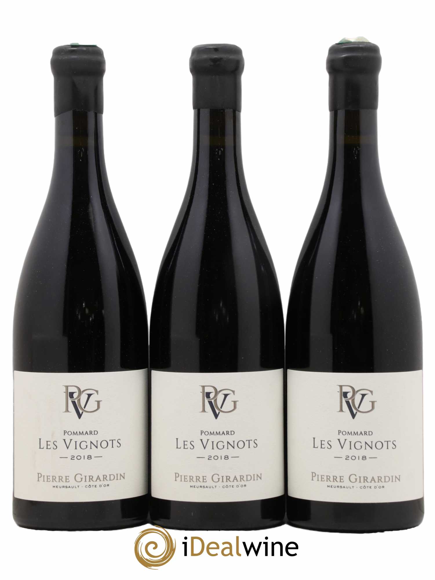 Pommard Les Vignots Pierre Girardin 2018 - Lot de 3 bouteilles - 0