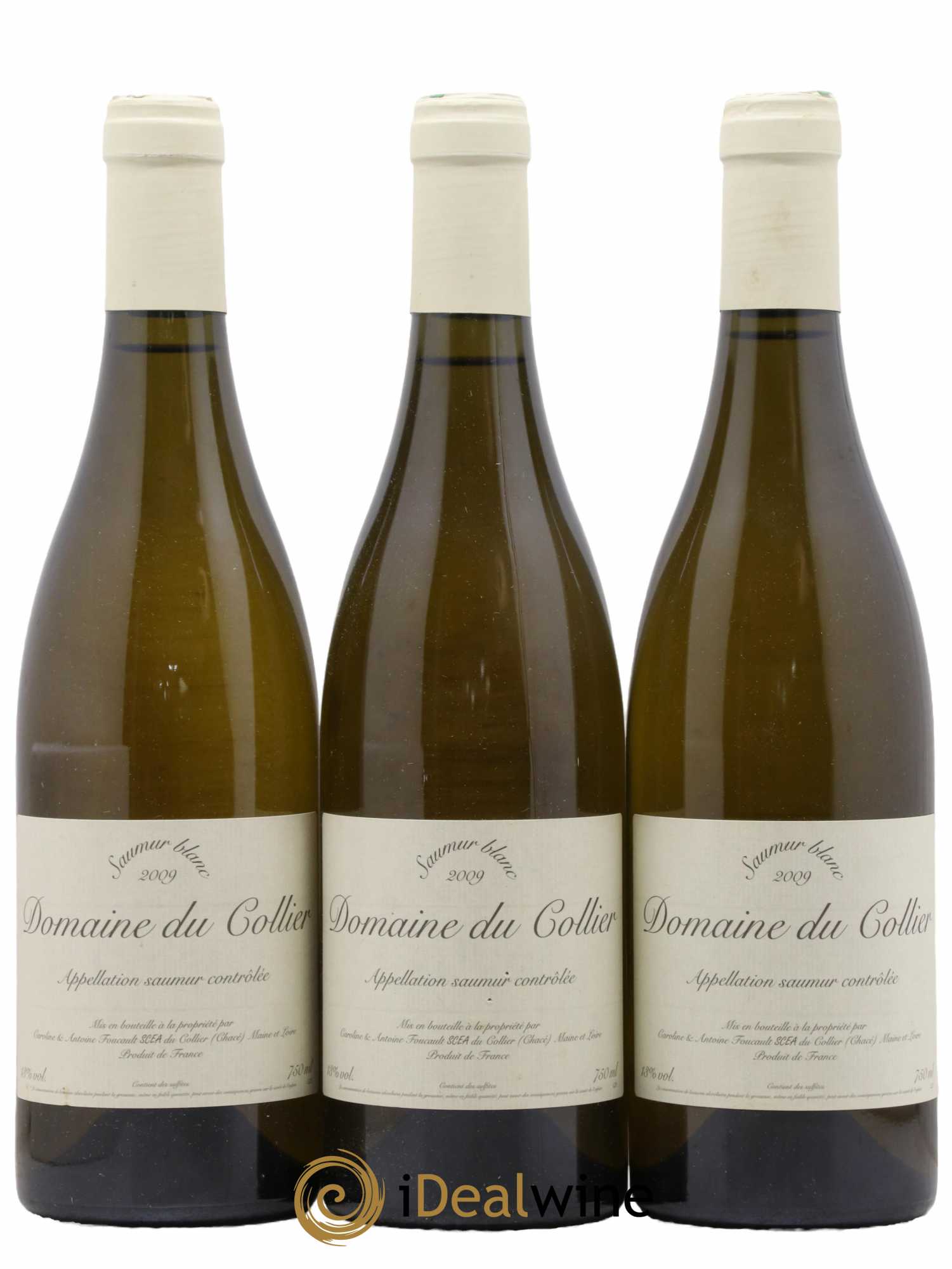 Saumur Domaine du Collier 2009 - Lot de 3 bouteilles - 0