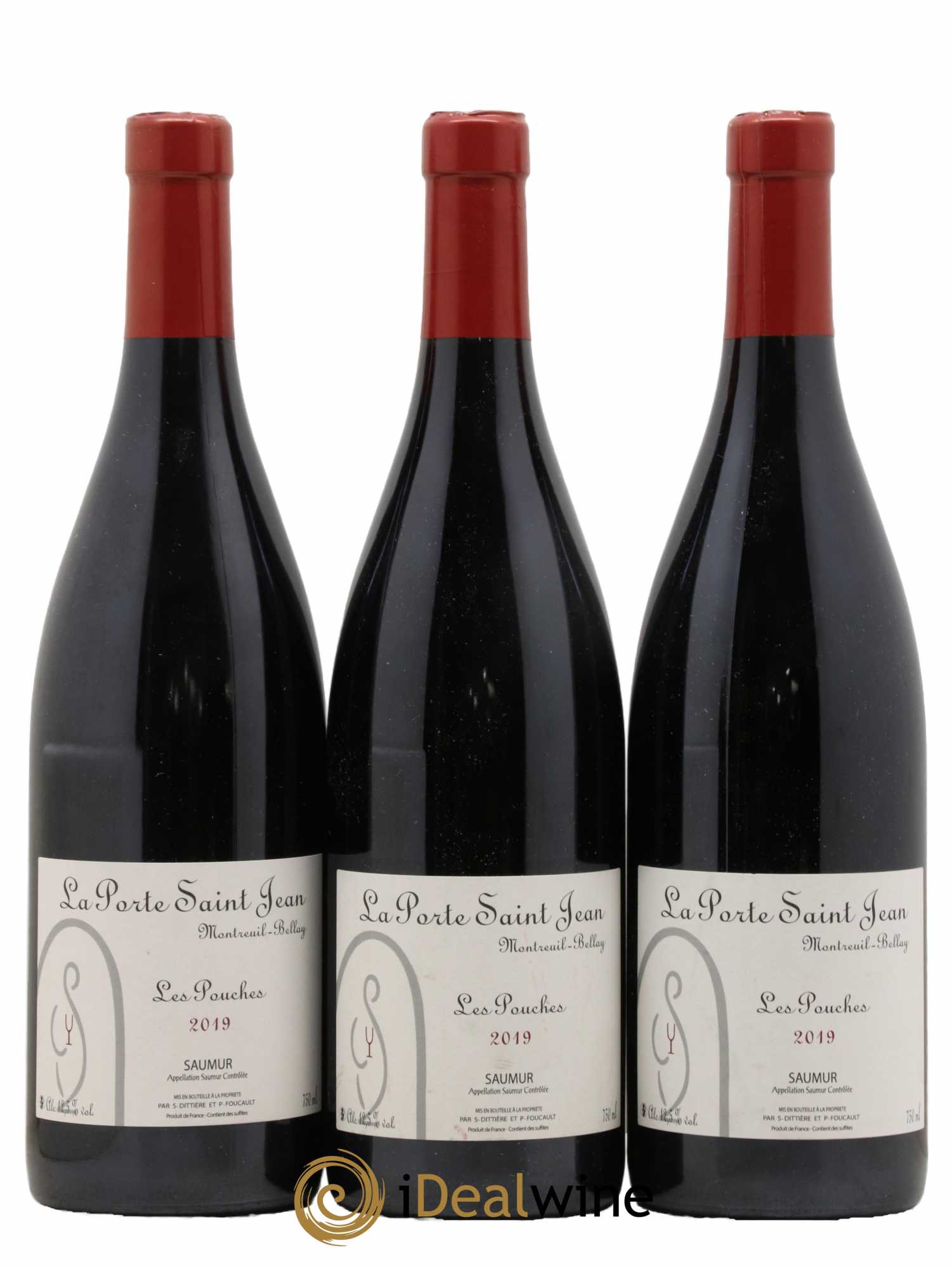 Saumur Les Pouches La Porte Saint Jean 2019 - Lot de 3 bouteilles - 0