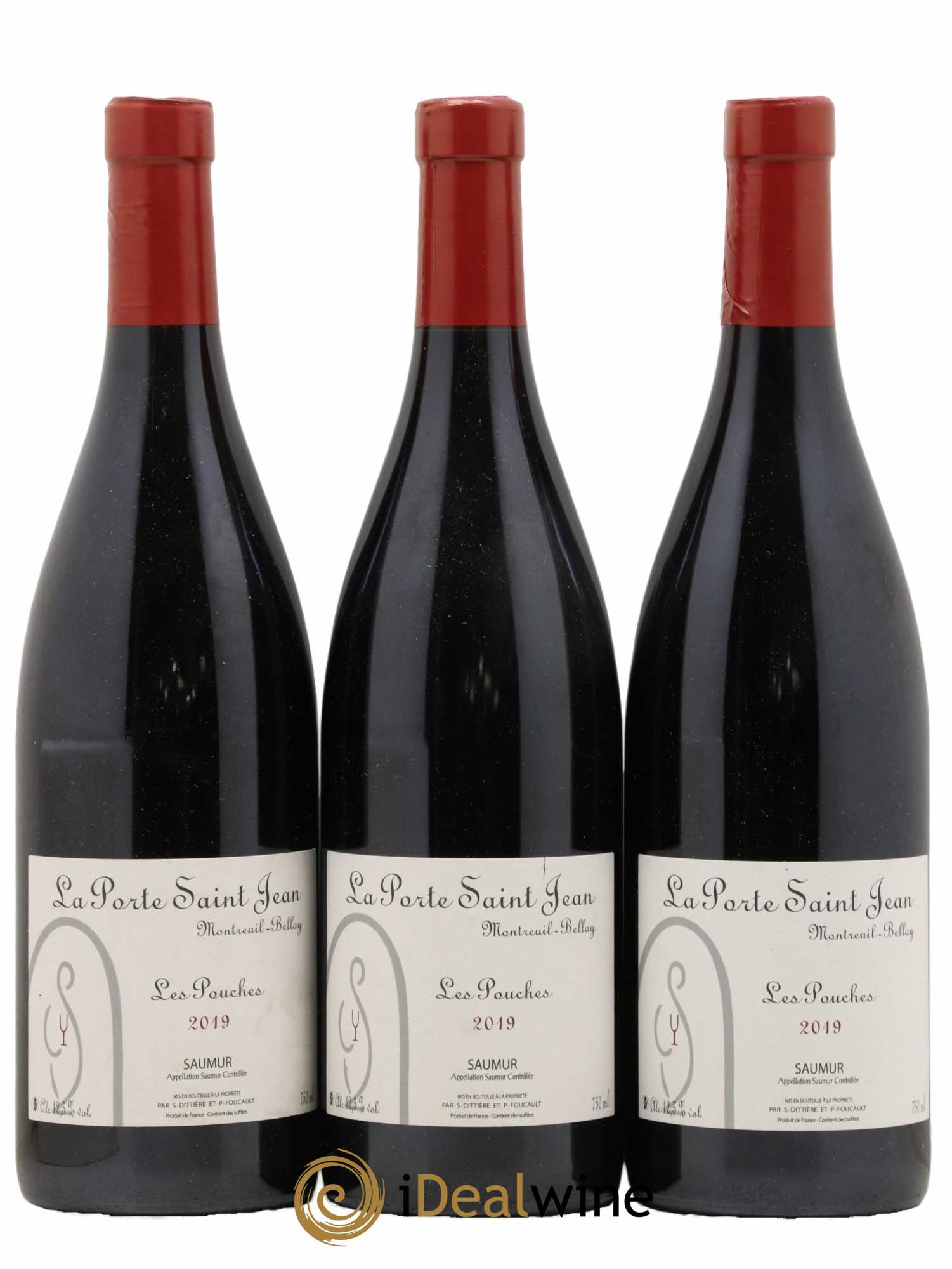 Saumur Les Pouches La Porte Saint Jean 2019 - Lot de 3 bouteilles - 0