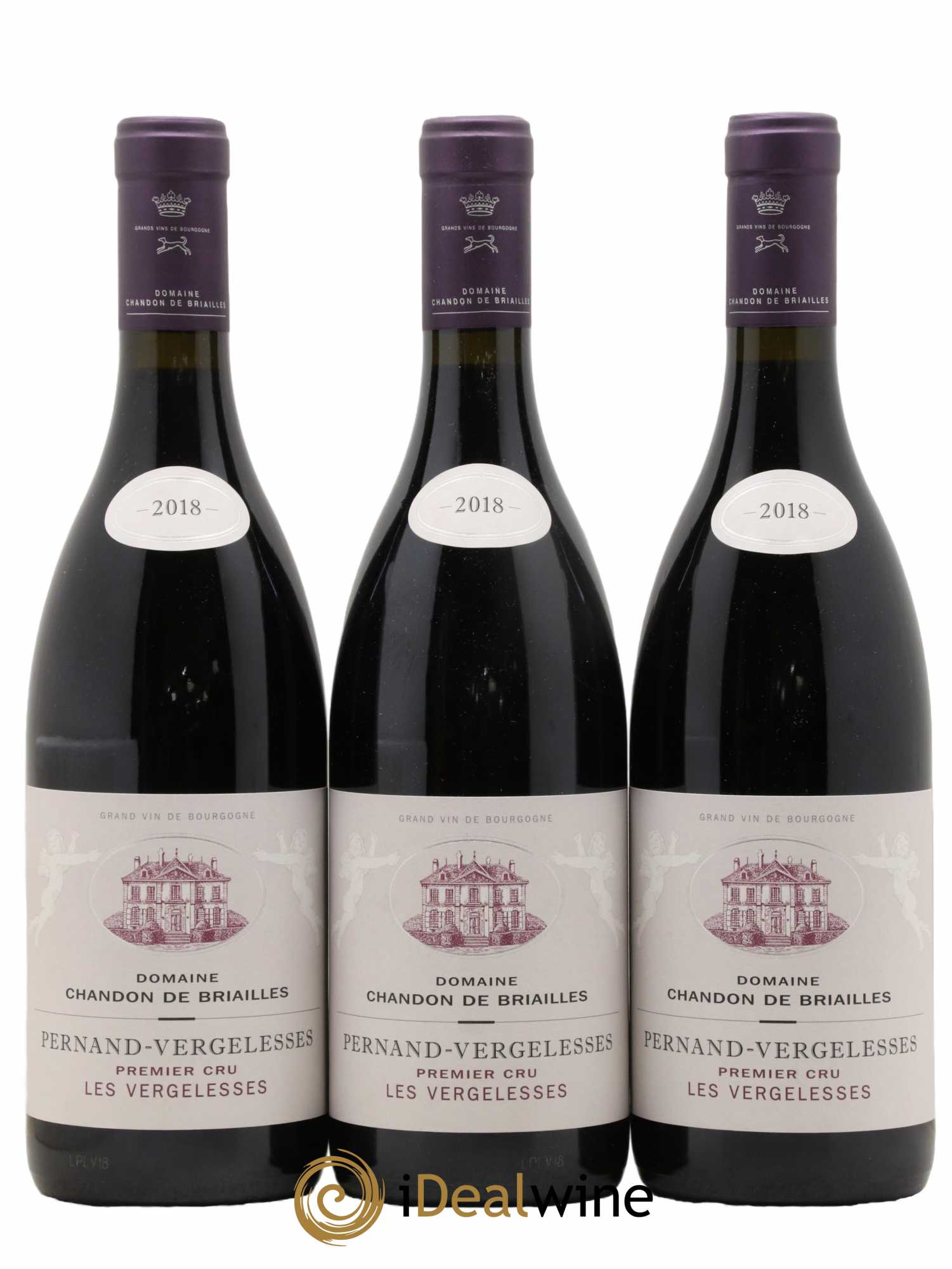 Pernand-Vergelesses 1er Cru Les Vergelesses Chandon de Briailles 2018 - Lot de 3 bouteilles - 0