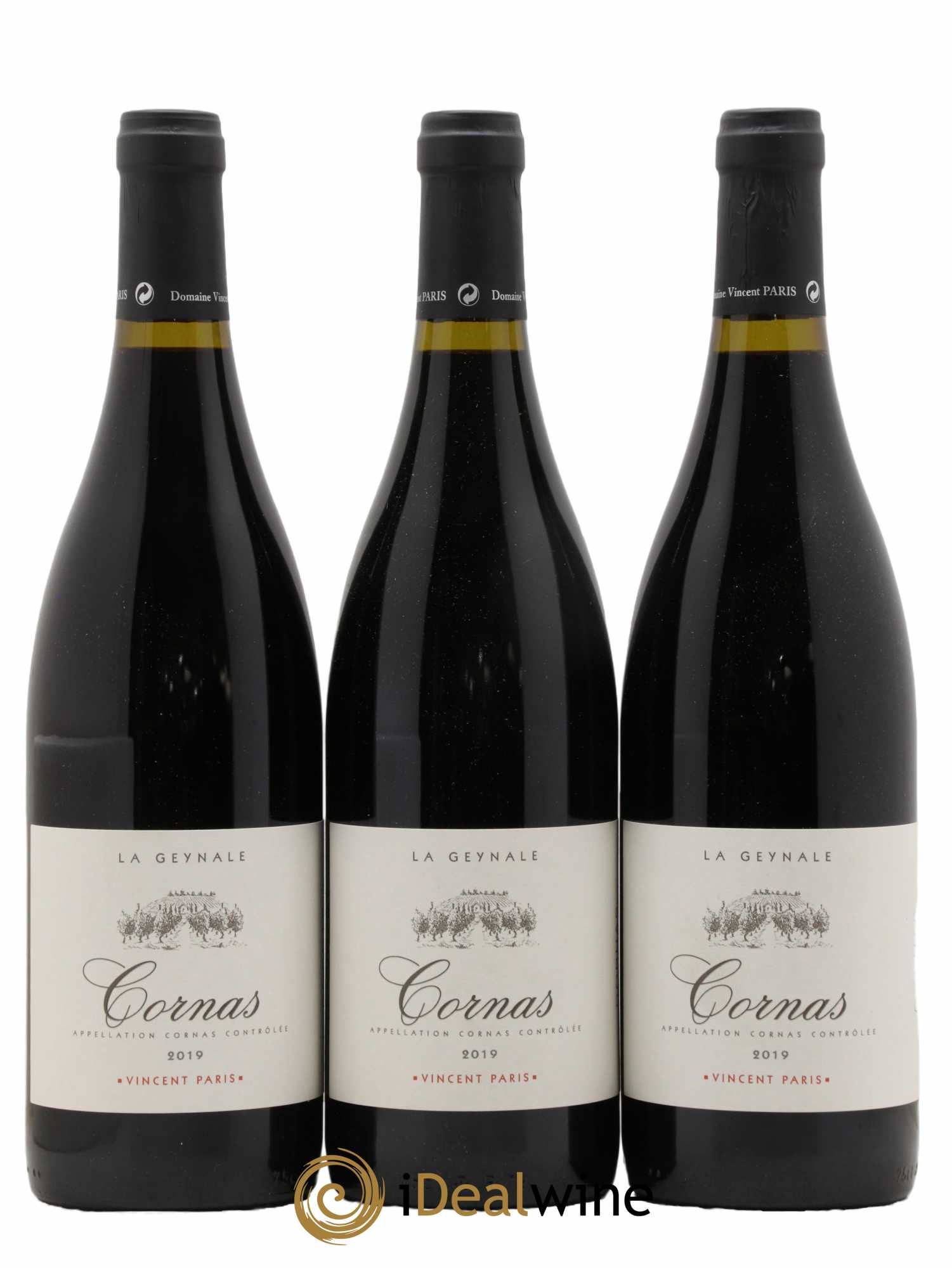 Cornas La Geynale Vincent Paris 2019 - Lot de 3 bouteilles - 0