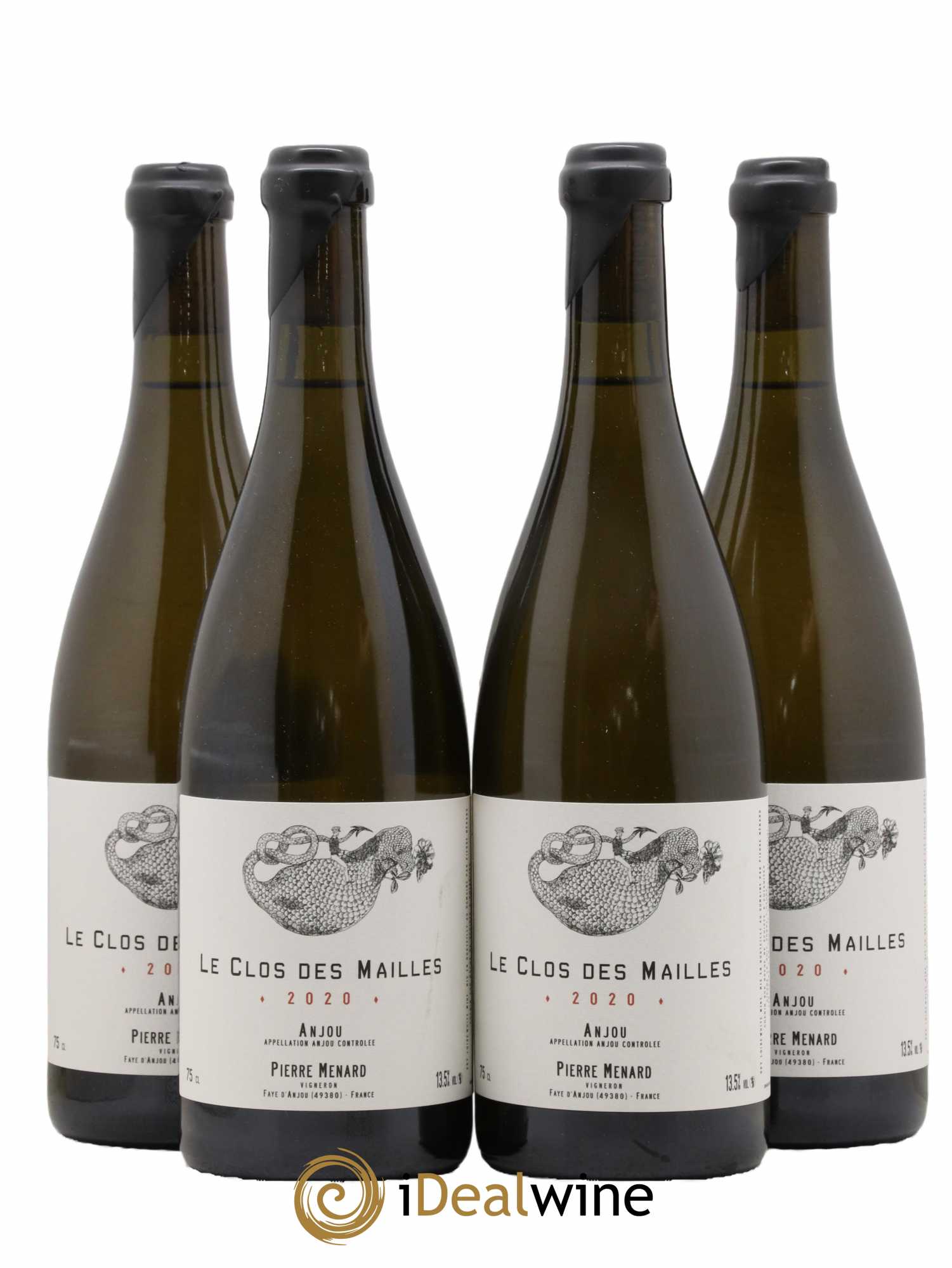 Anjou Le Clos des Mailles Pierre Ménard 2020 - Lot de 4 bouteilles - 0