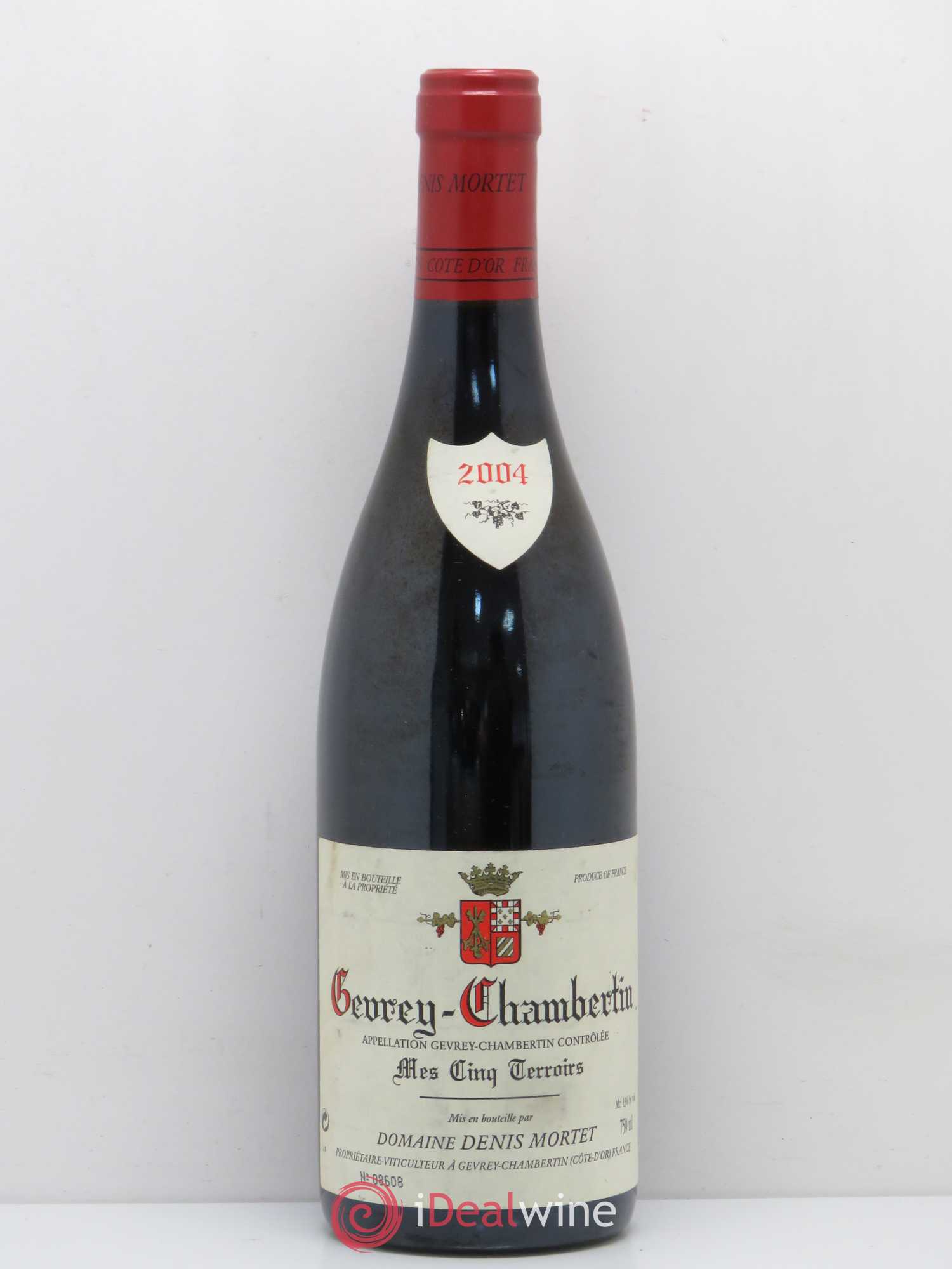 Gevrey-Chambertin Mes Cinq Terroirs Denis Mortet (Domaine) 2004 - Lot de 1 bouteille - 0