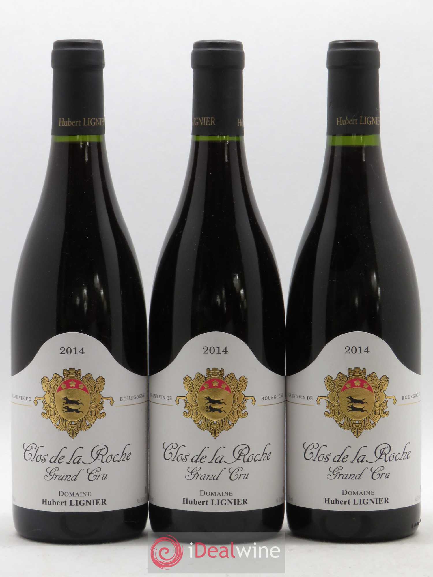 Clos de la Roche Grand Cru Hubert Lignier (Domaine) 2014 - Lot de 3 bouteilles - 0