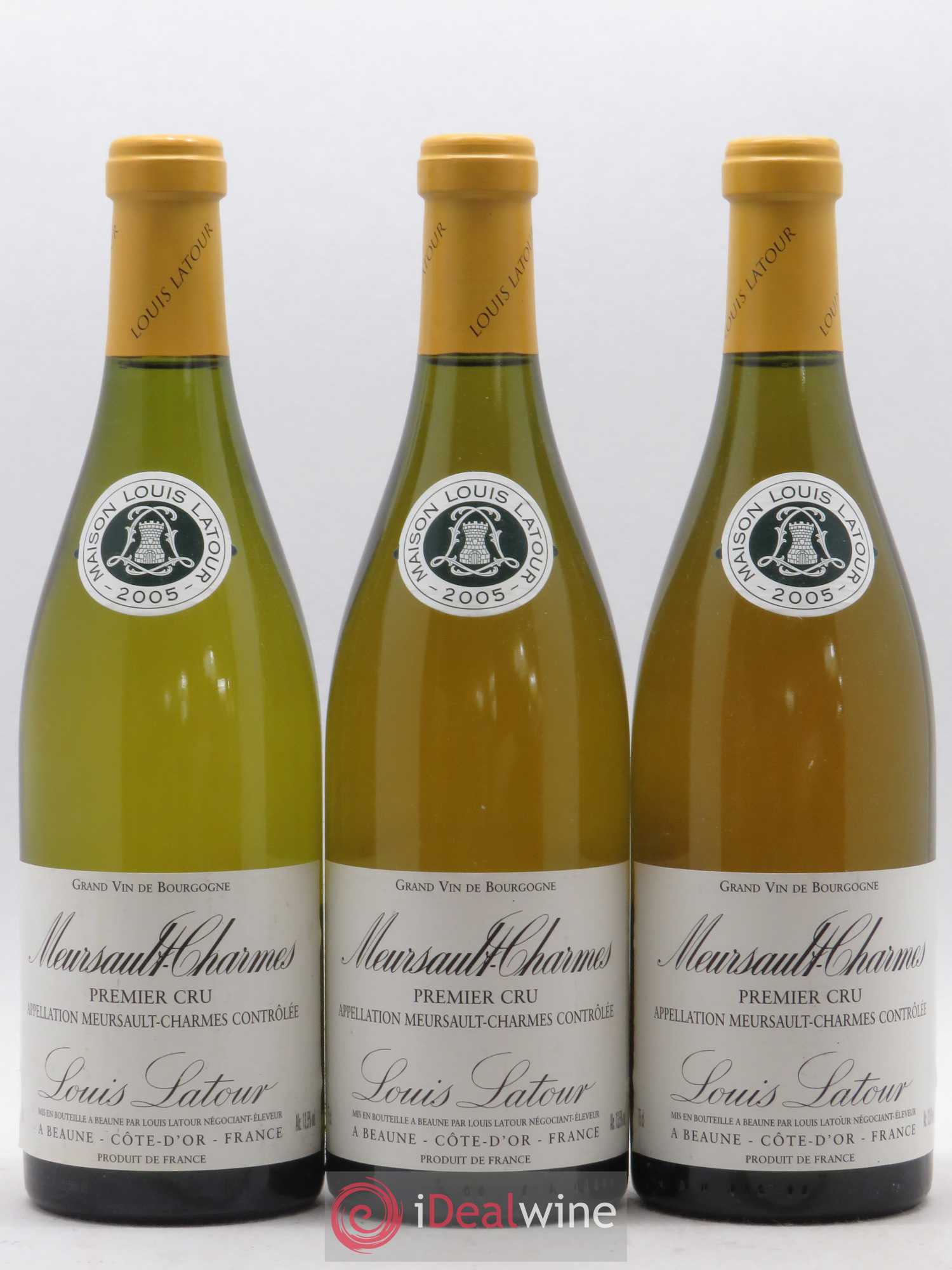 Meursault 1er Cru Charmes Louis Latour 2005 - Lotto di 3 bottiglie - 0