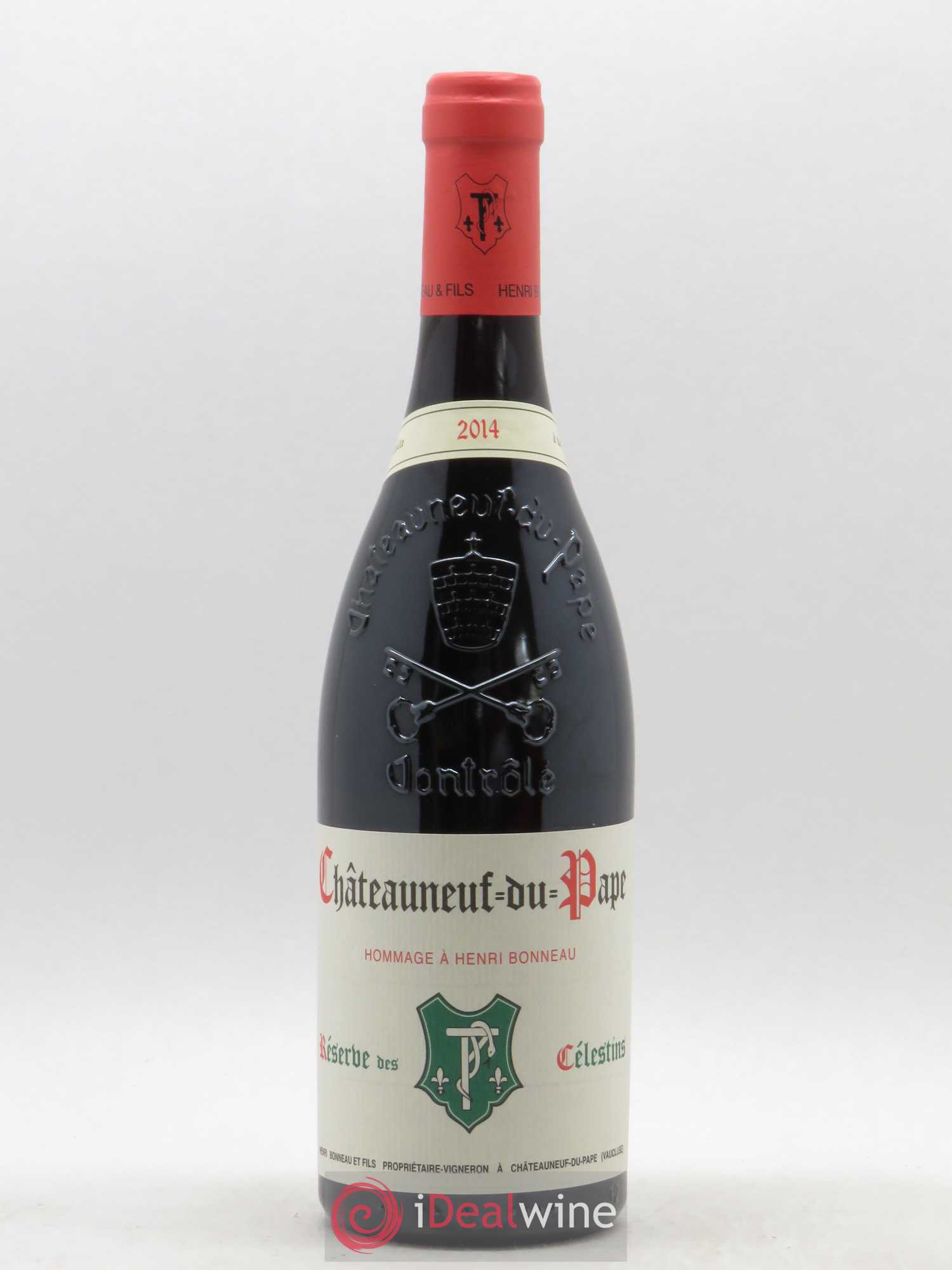 Châteauneuf-du-Pape Réserve des Célestins Henri Bonneau & Fils Hommage à Henri Bonneau 2014 - Lot de 1 bouteille - 0