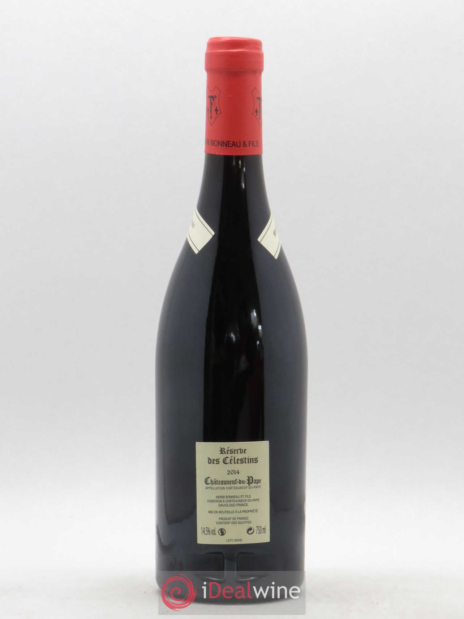 Châteauneuf-du-Pape Réserve des Célestins Henri Bonneau & Fils Hommage à Henri Bonneau 2014 - Lot de 1 bouteille - 1