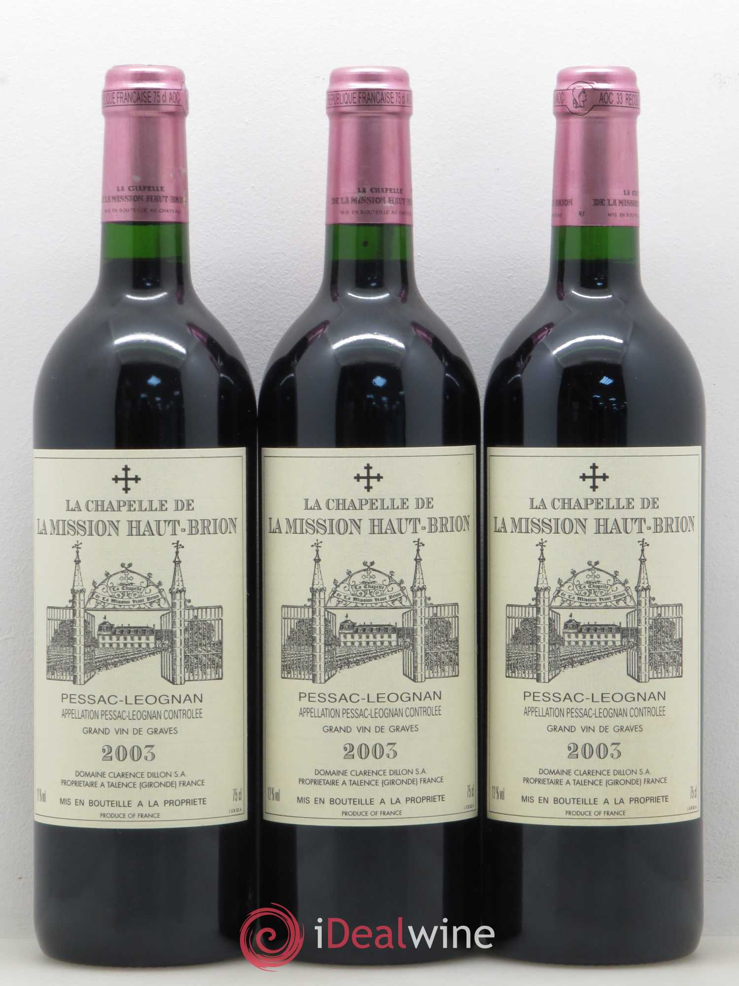 La Chapelle de La Mission Haut-Brion Second Vin 2003 - Lot de 12 bouteilles - 1