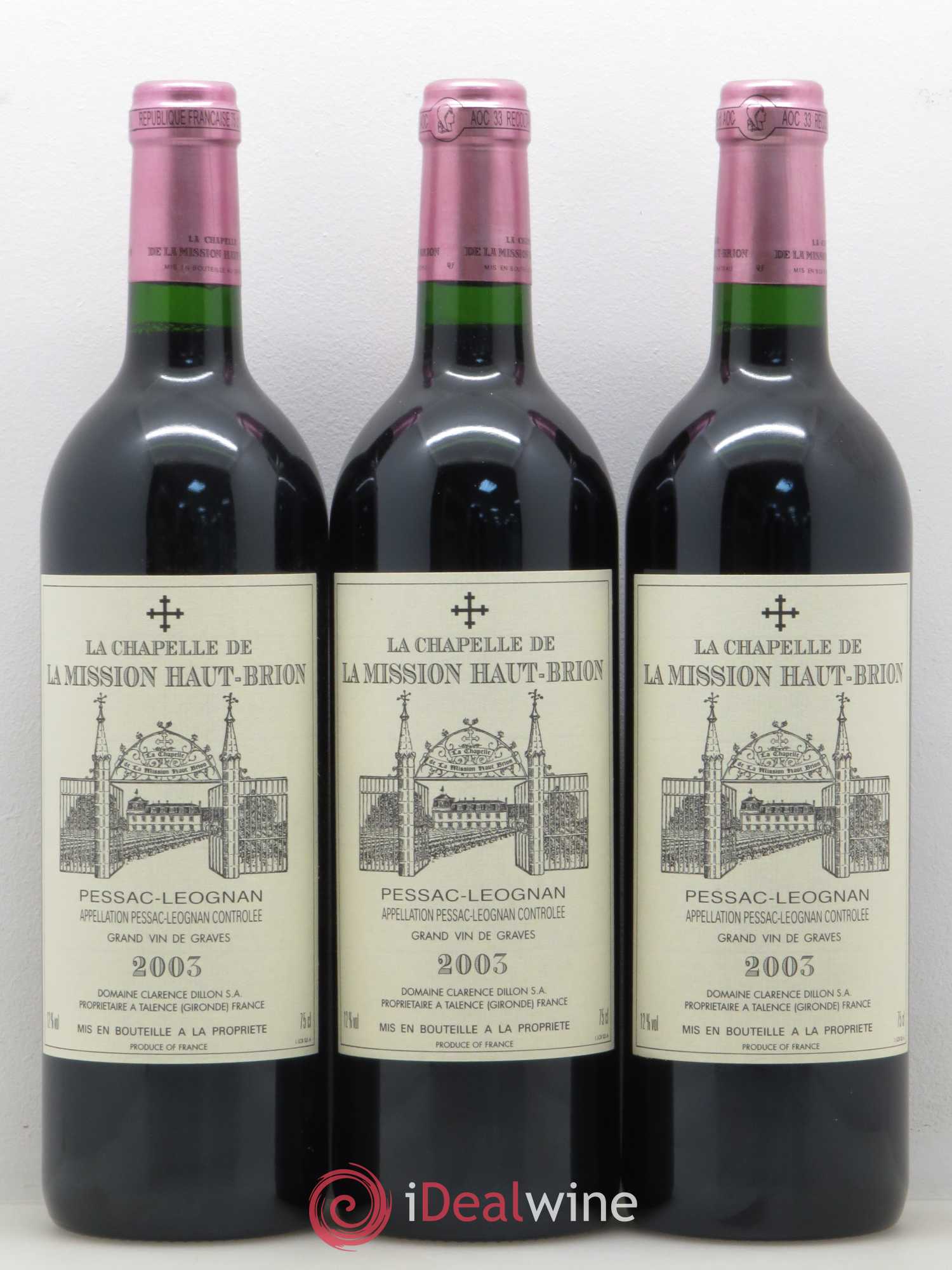 La Chapelle de La Mission Haut-Brion Second Vin 2003 - Lot de 12 bouteilles - 2