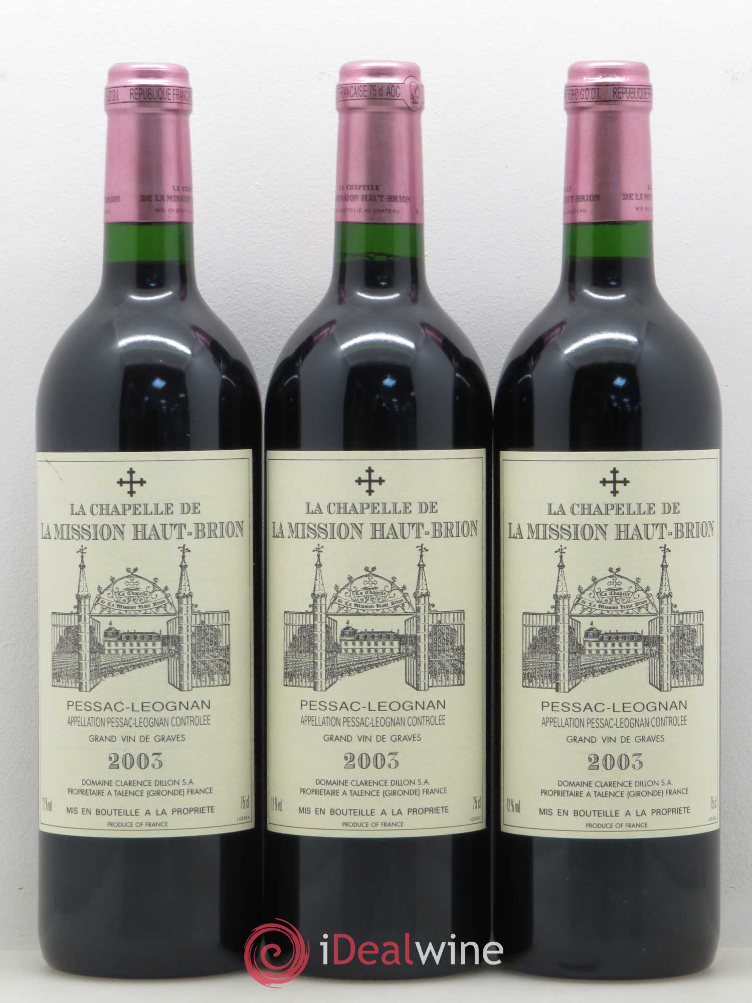 La Chapelle de La Mission Haut-Brion Second Vin 2003 - Lot de 12 bouteilles - 3