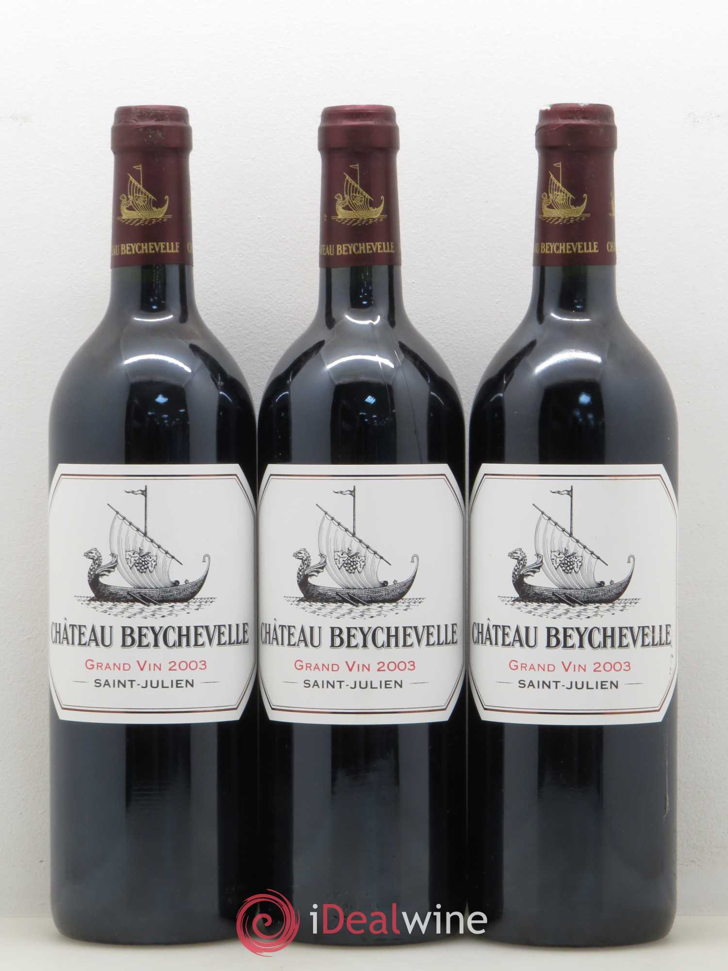Château Beychevelle 4ème Grand Cru Classé 2003 - Lot de 12 bouteilles - 3
