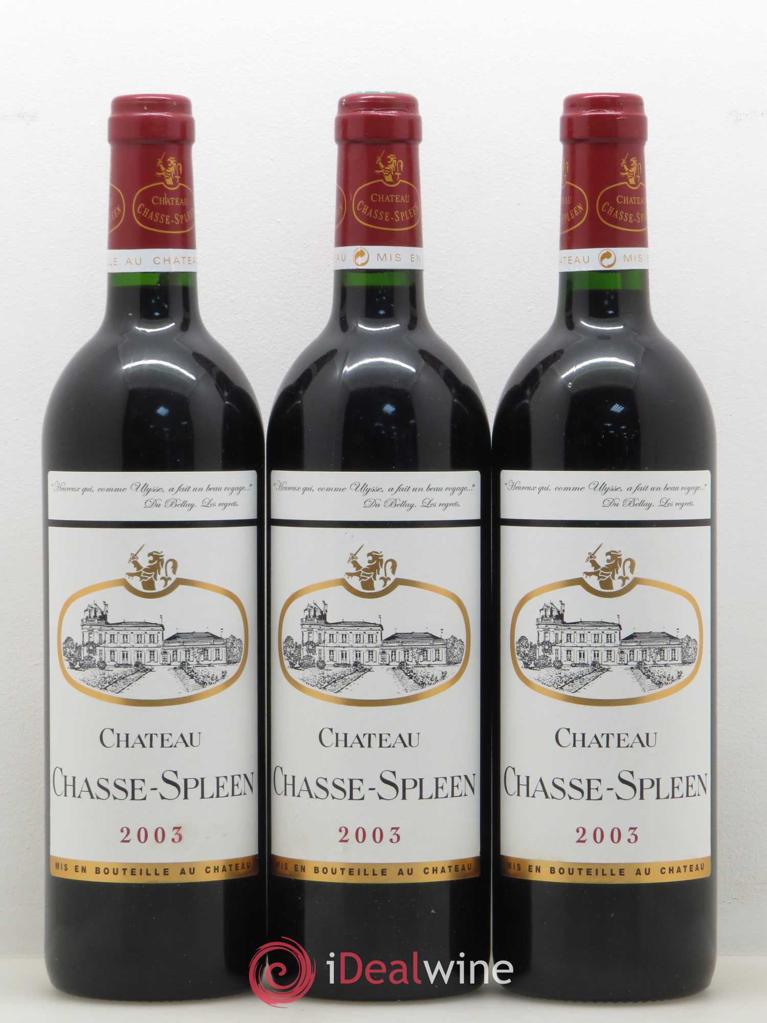Château Chasse Spleen 2003 - Lot de 12 bouteilles - 1