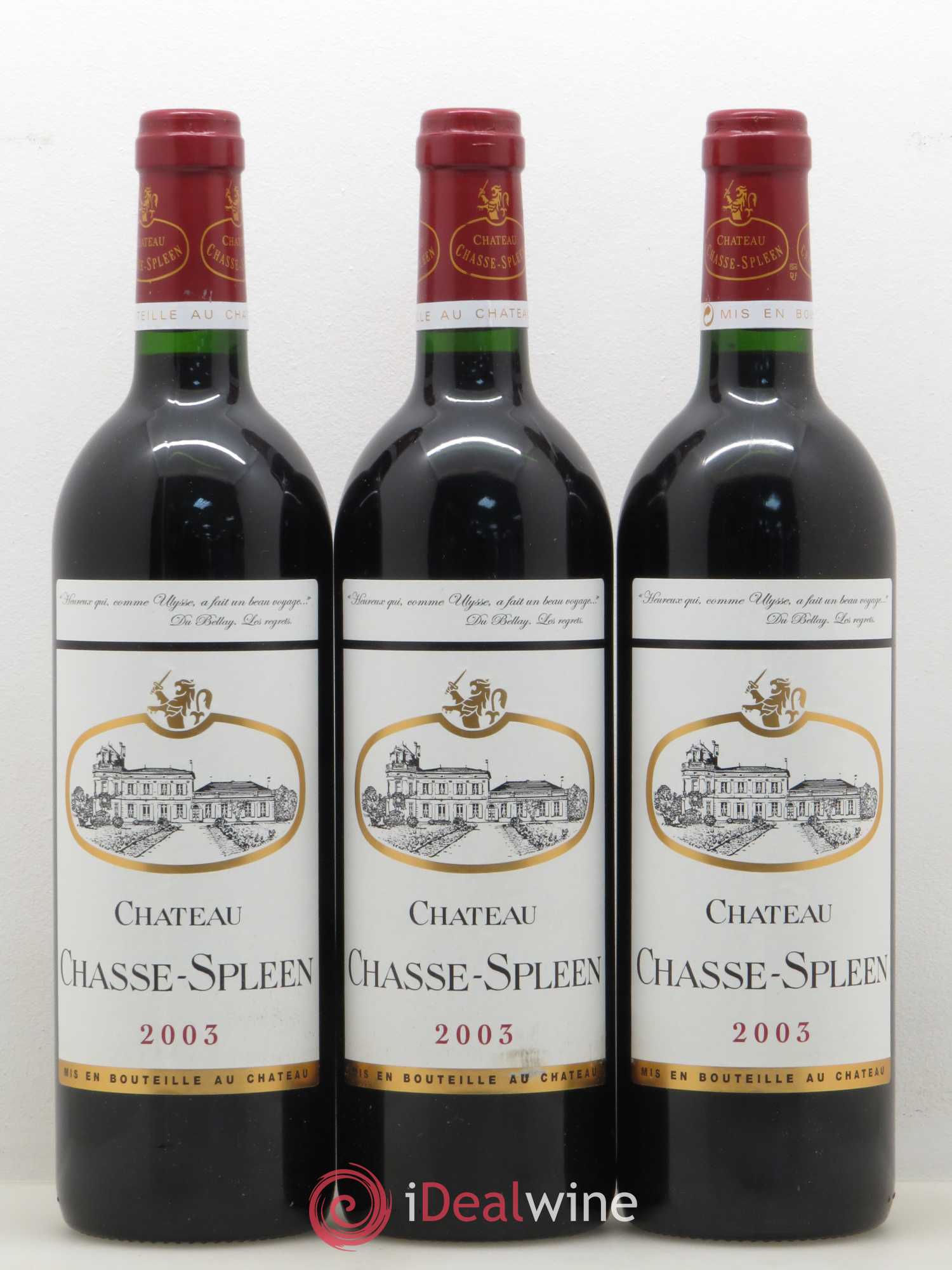 Château Chasse Spleen 2003 - Lot de 12 bouteilles - 3