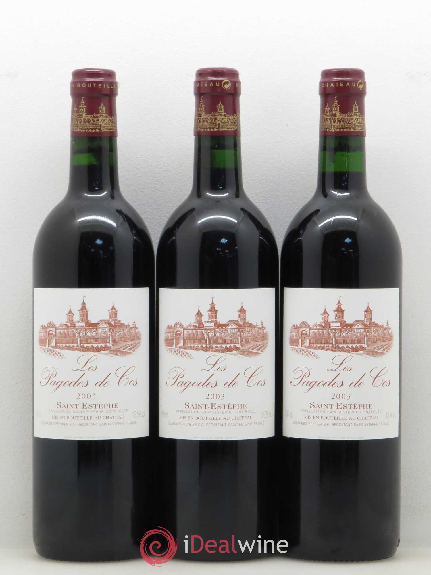 Les Pagodes de Cos Second Vin 2003 - Lot de 12 bouteilles - 2