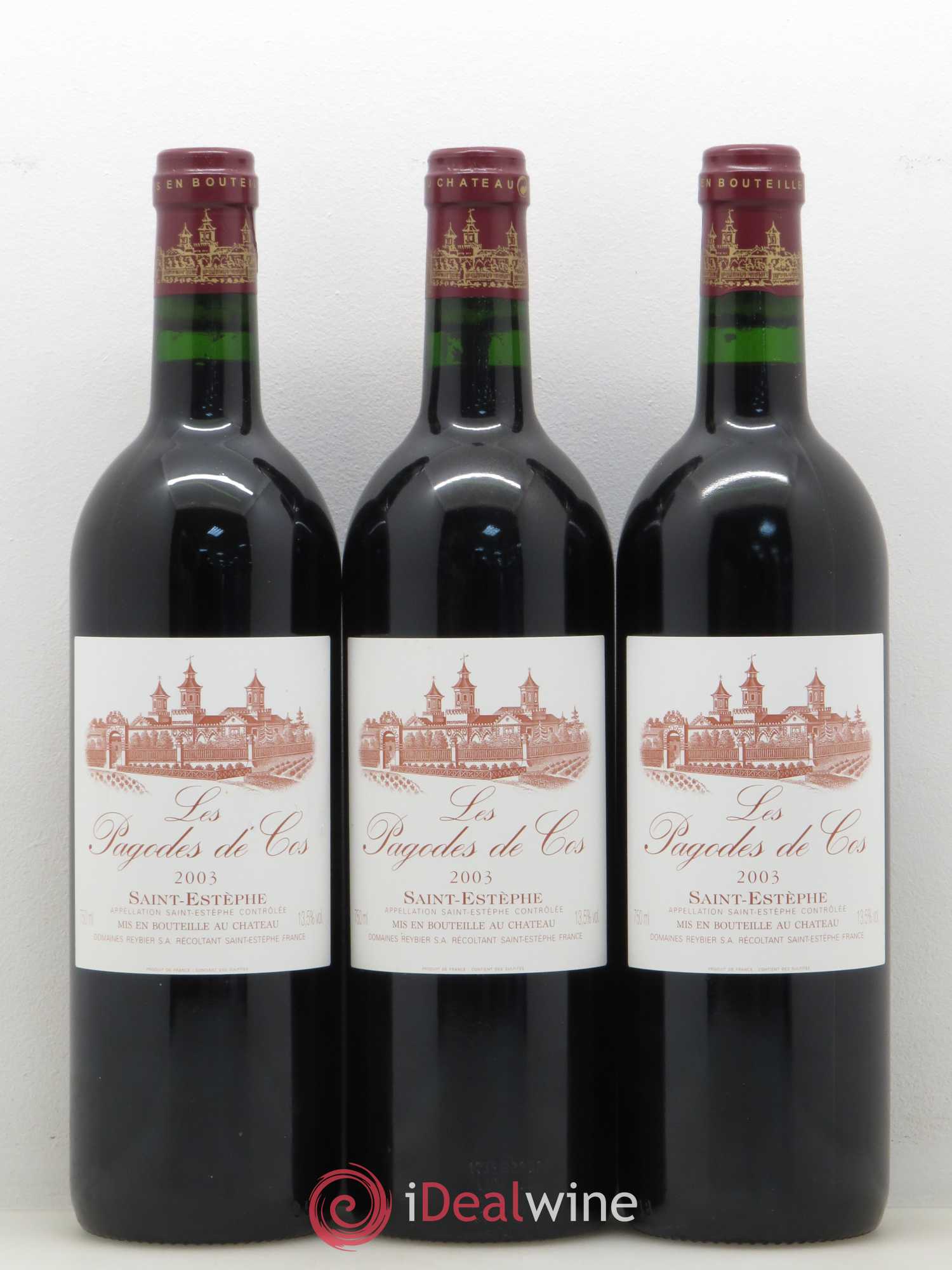Les Pagodes de Cos Second Vin 2003 - Lot de 12 bouteilles - 4