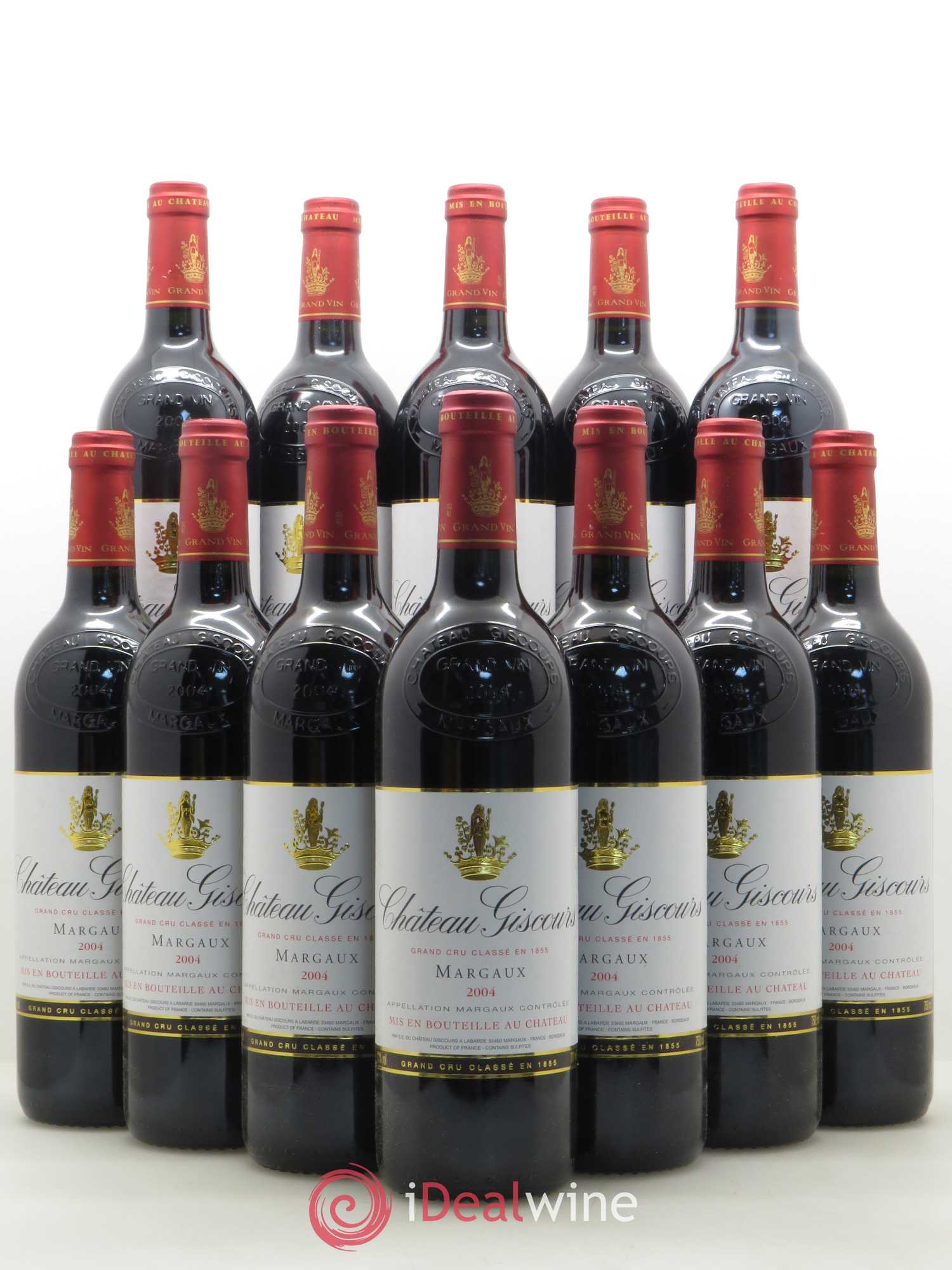 Château Giscours 3ème Grand Cru Classé 2004 - Lot de 12 bouteilles - 0