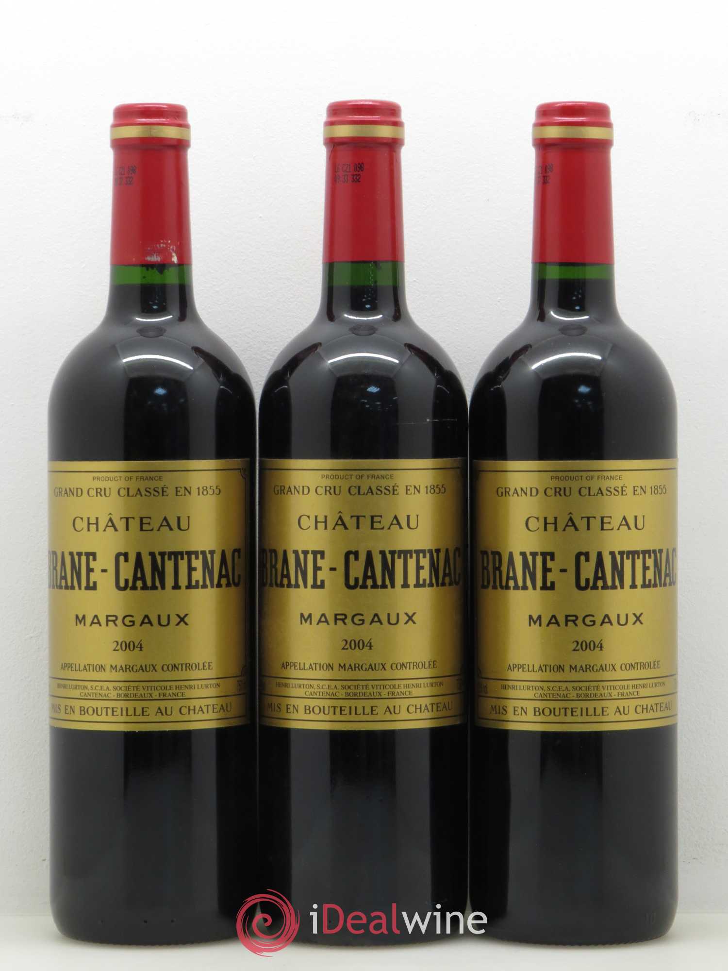 Château Brane Cantenac 2ème Grand Cru Classé 2004 - Lot de 12 bouteilles - 2
