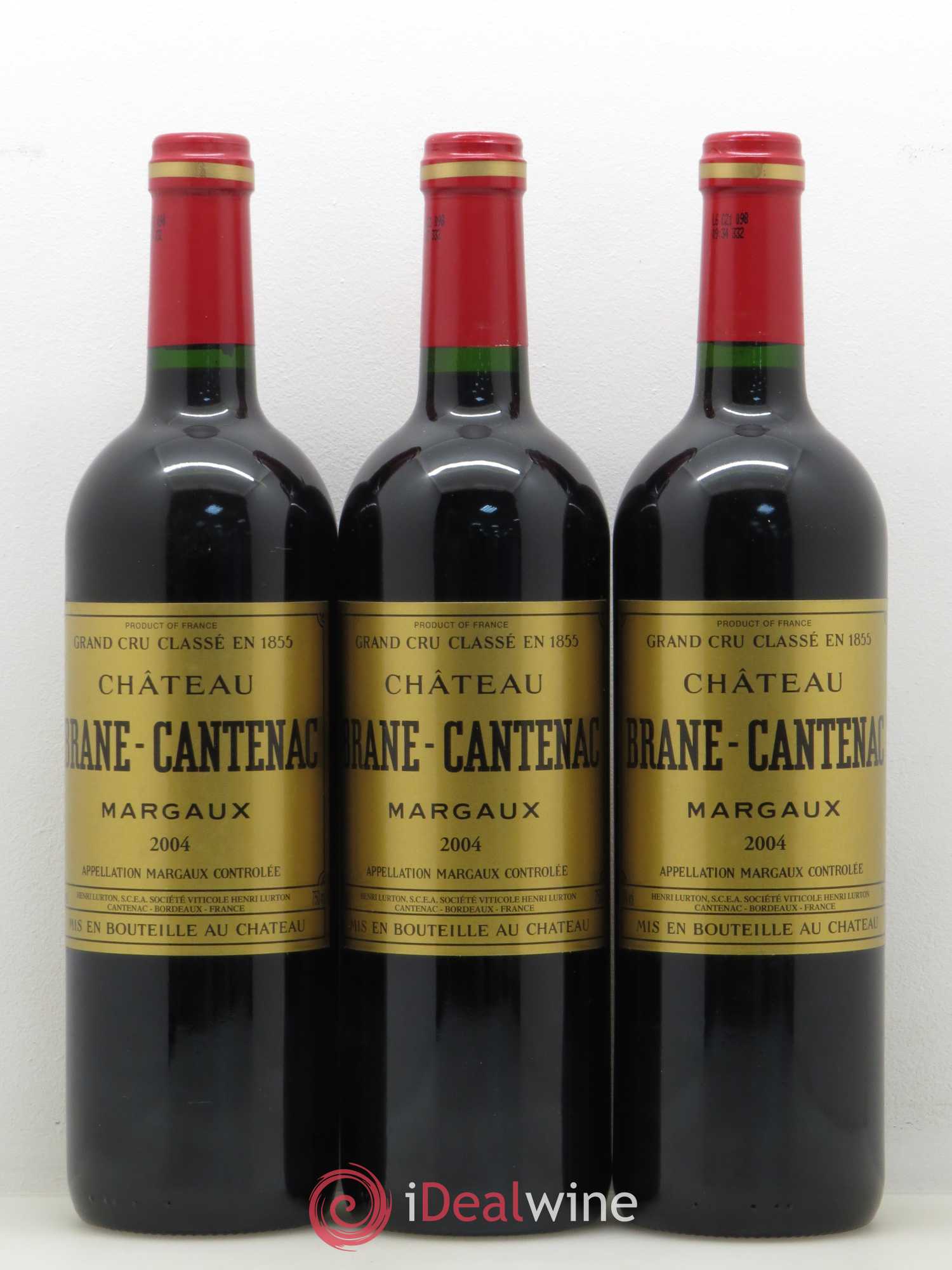 Château Brane Cantenac 2ème Grand Cru Classé 2004 - Lot de 12 bouteilles - 3
