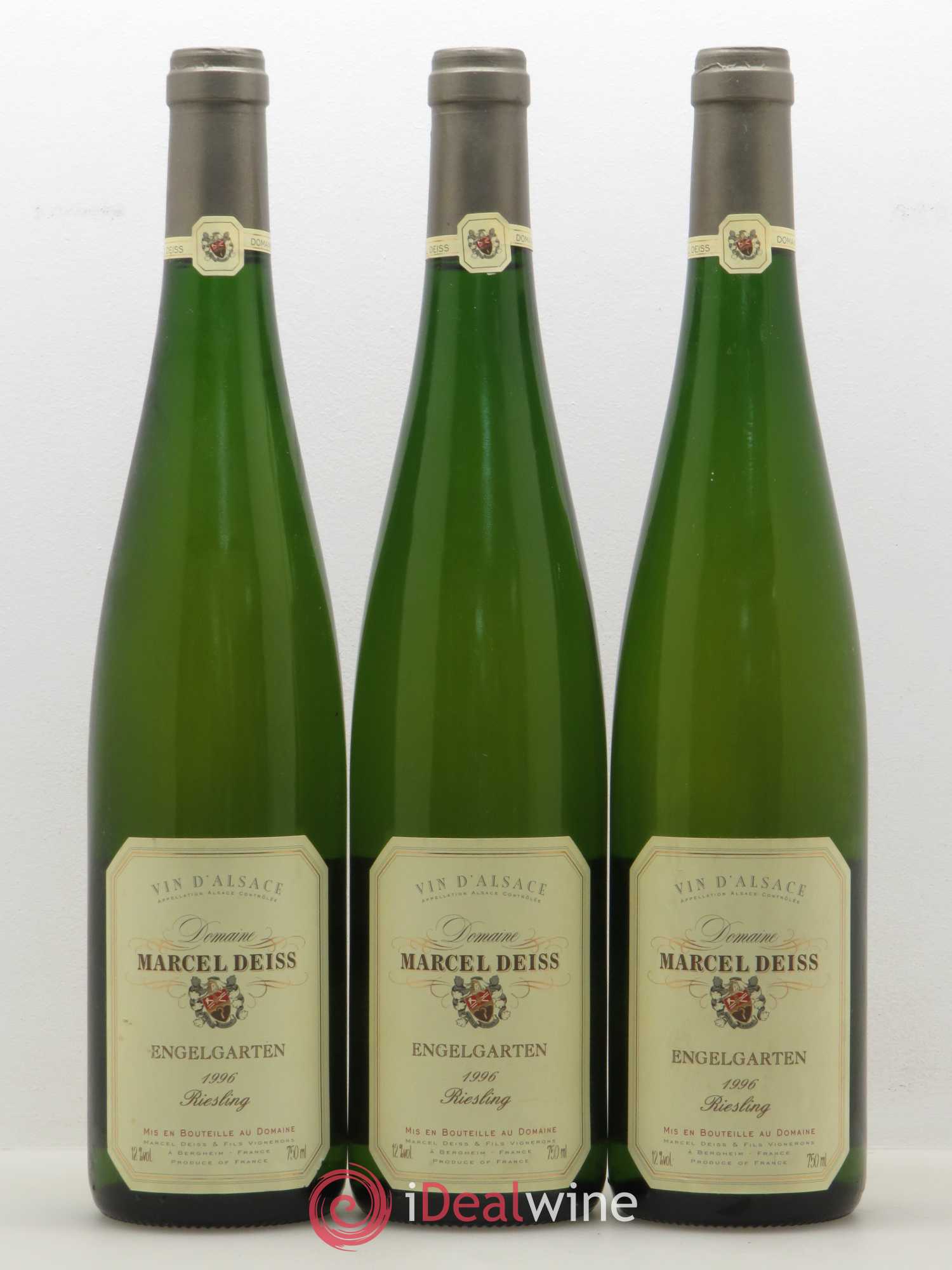 Alsace Riesling Marcel Deiss (Domaine) Engelgarten 1996 - Posten von 3 Flaschen - 0