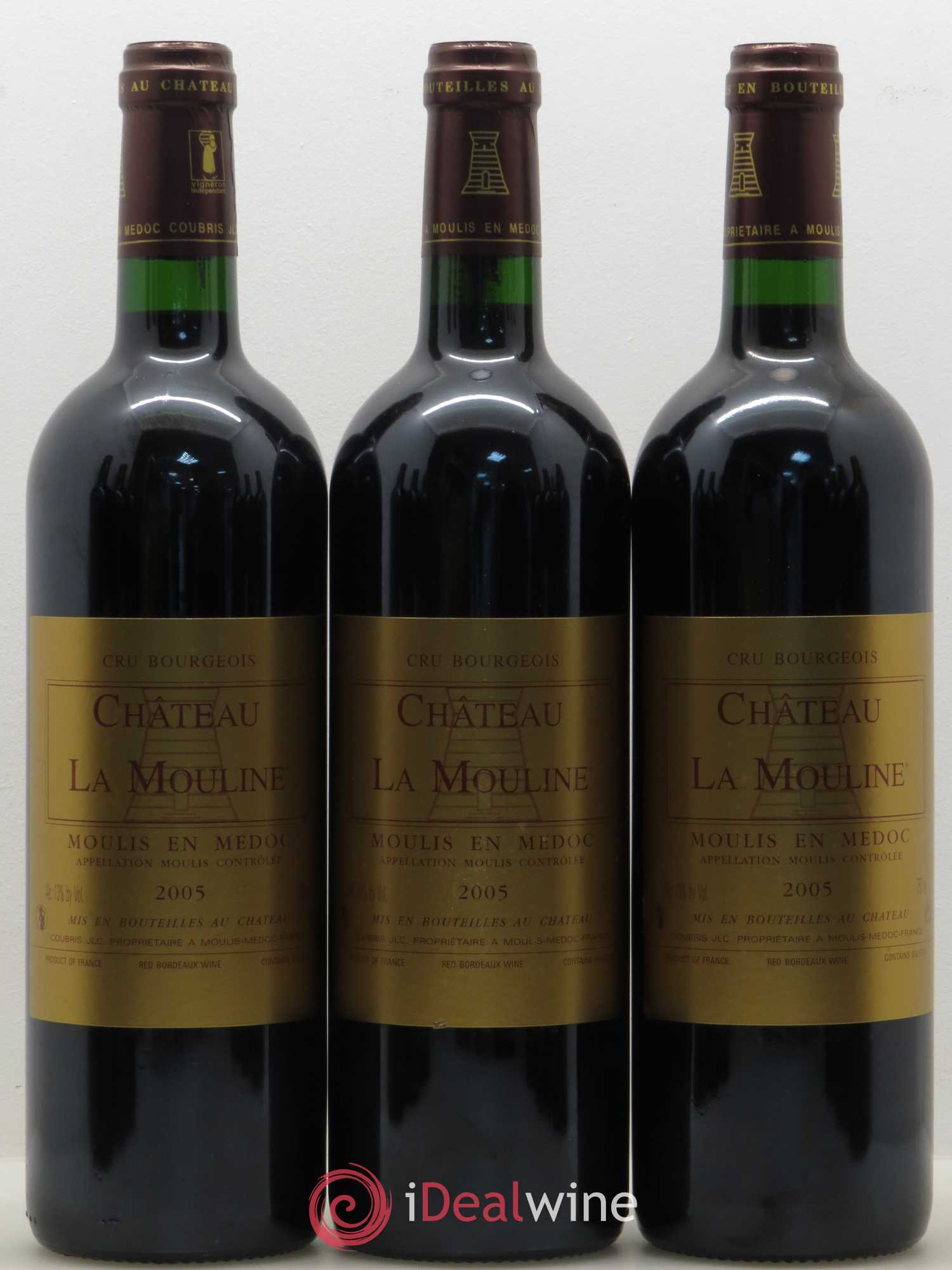 Moulis en Médoc Château La Mouline 2005 - Lot de 12 bouteilles - 1