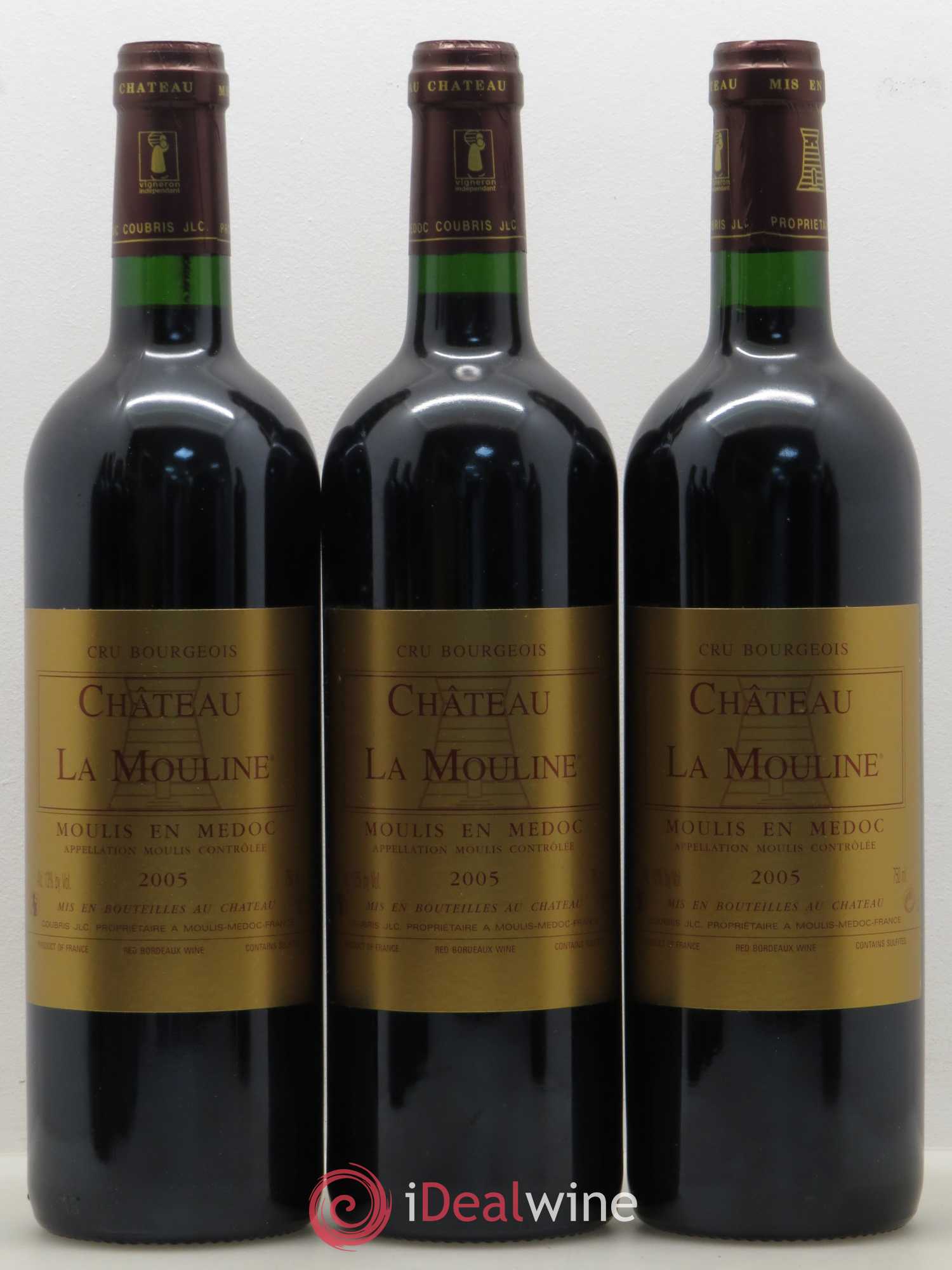 Moulis en Médoc Château La Mouline 2005 - Lot de 12 bouteilles - 3