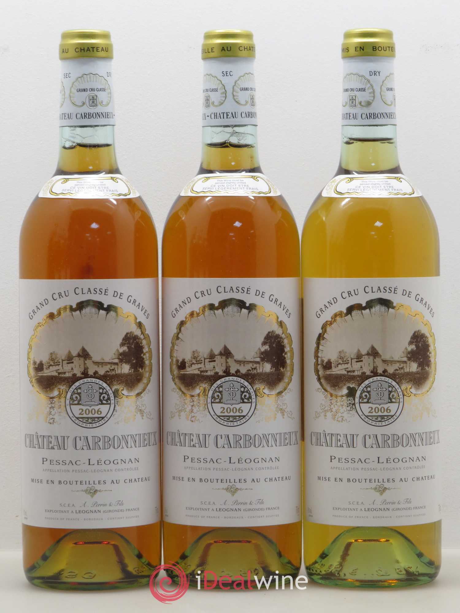 Château Carbonnieux Cru Classé de Graves 2006 - Lot de 6 bouteilles - 1