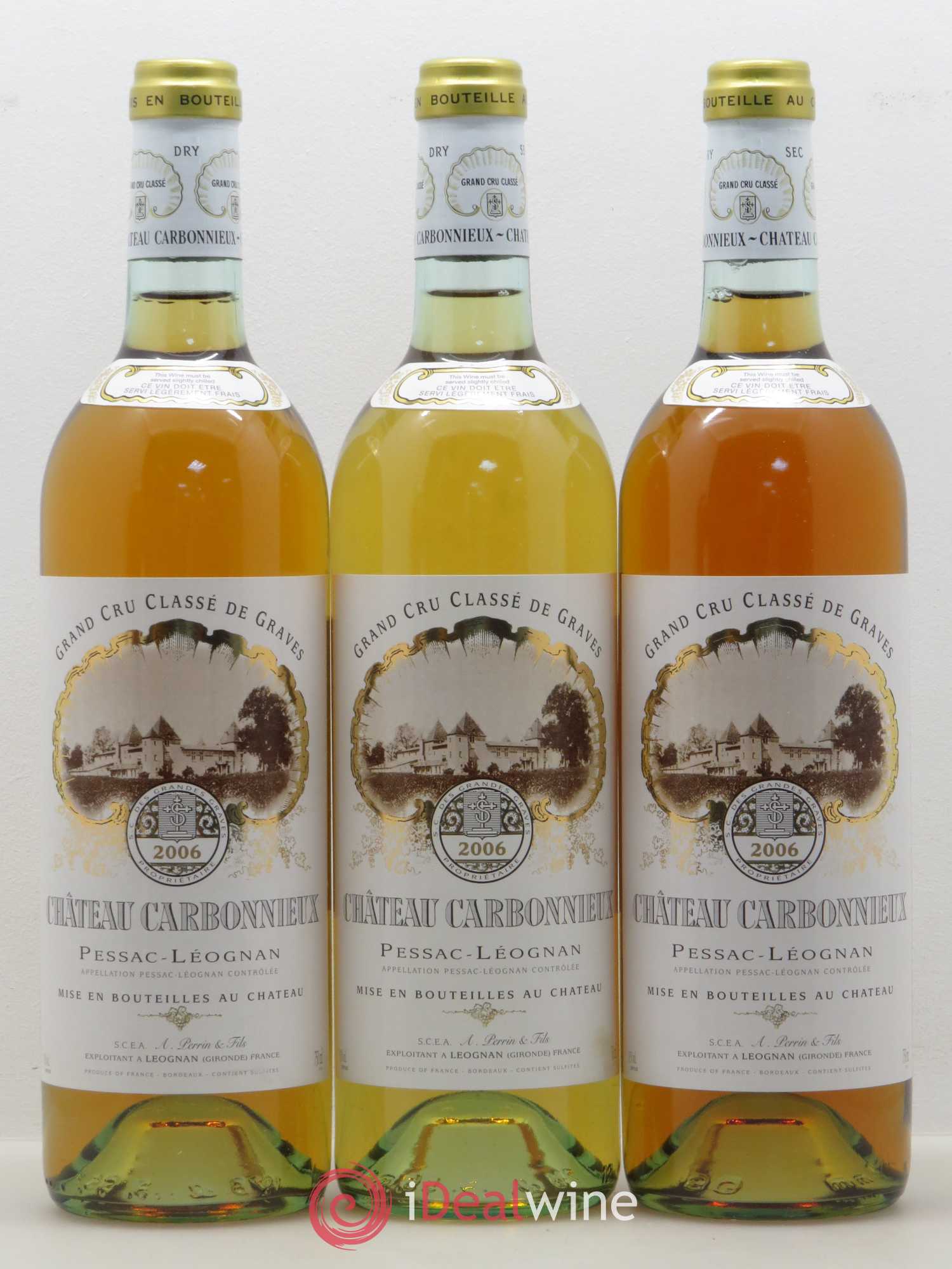 Château Carbonnieux Cru Classé de Graves 2006 - Lot de 6 bouteilles - 2