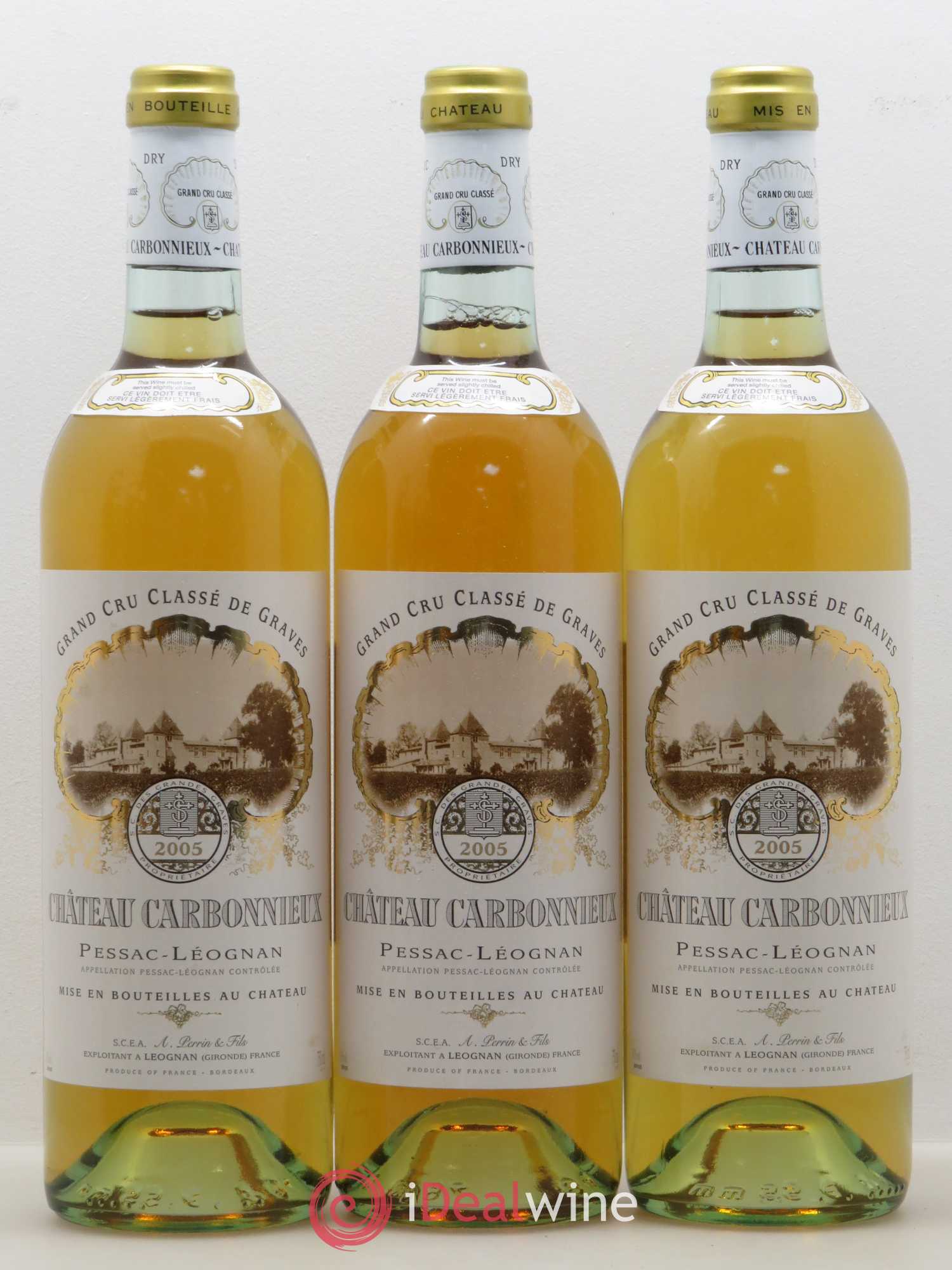 Château Carbonnieux Cru Classé de Graves 2005 - Lot de 6 bouteilles - 2