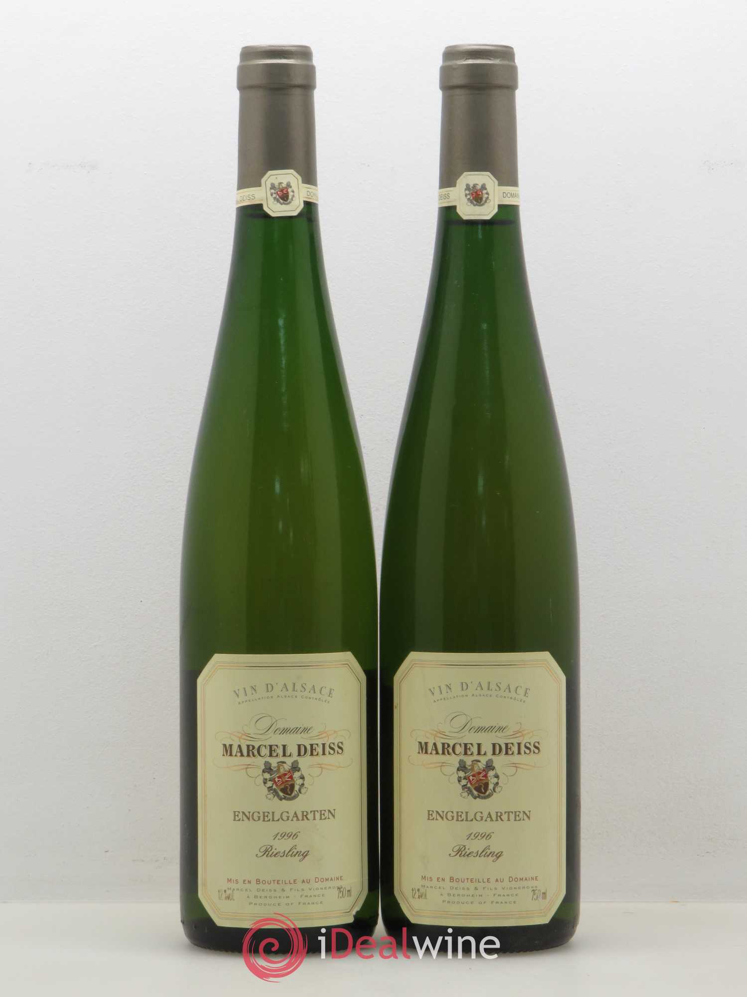Alsace Riesling Marcel Deiss (Domaine) Engelgarten 1996 - Posten von 2 Flaschen - 0