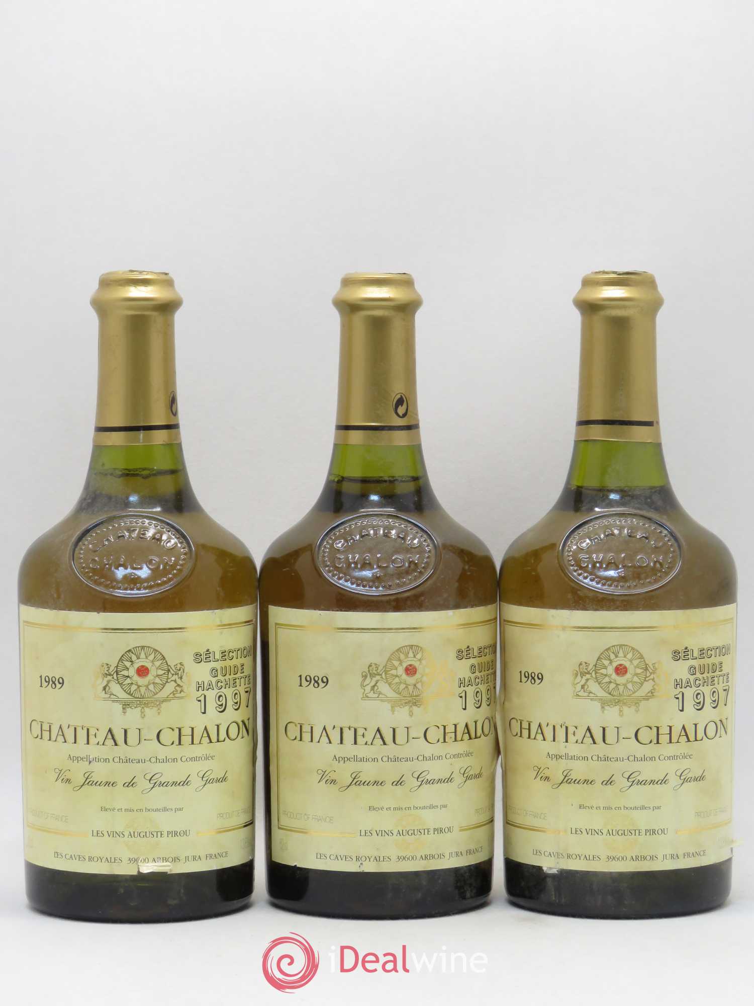 Château-Chalon Auguste Pirou 1989 - Lot de 3 bouteilles - 0