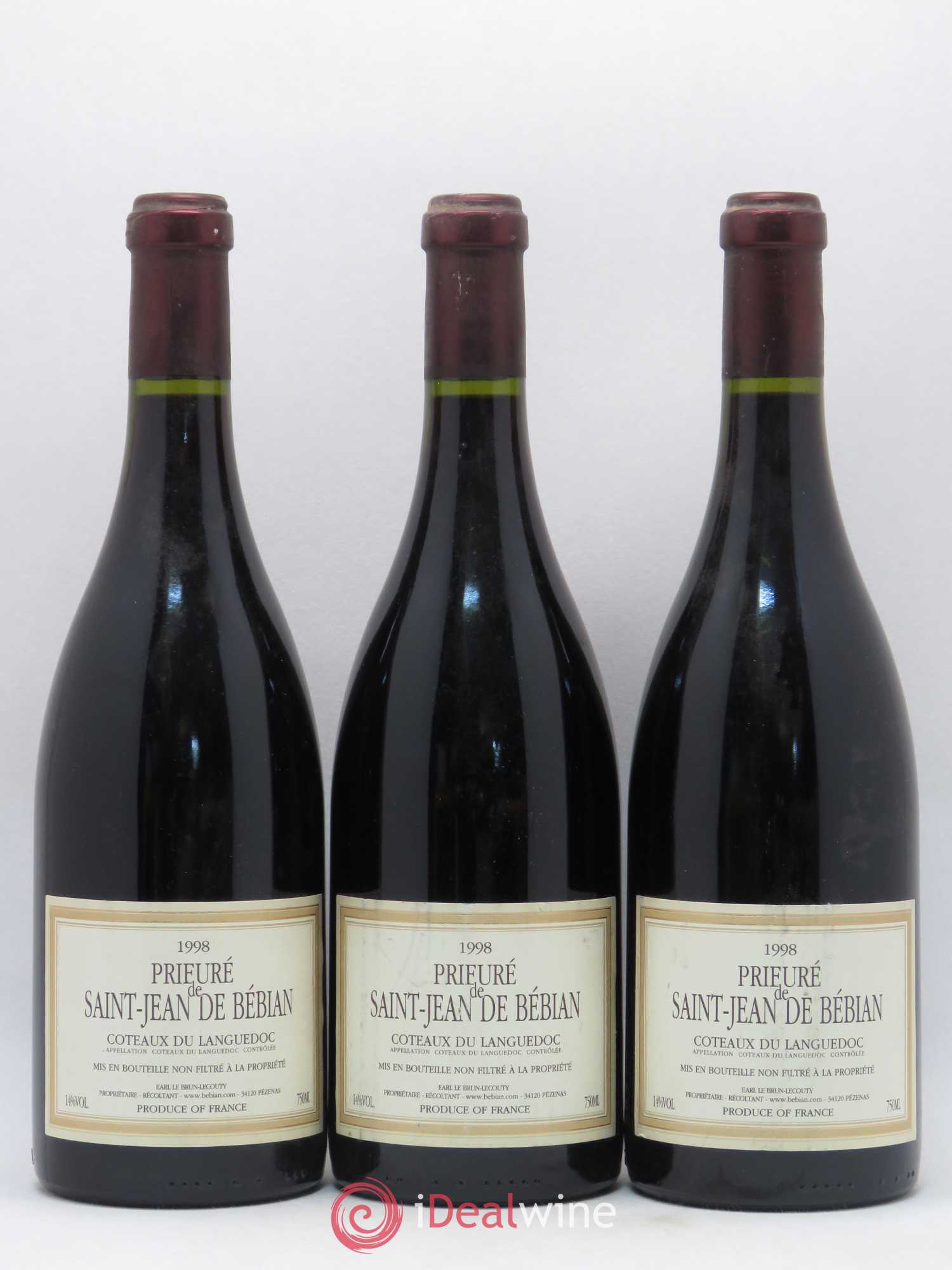 Languedoc Prieuré St-Jean de Bébian 1998 - Lot de 6 bouteilles - 2