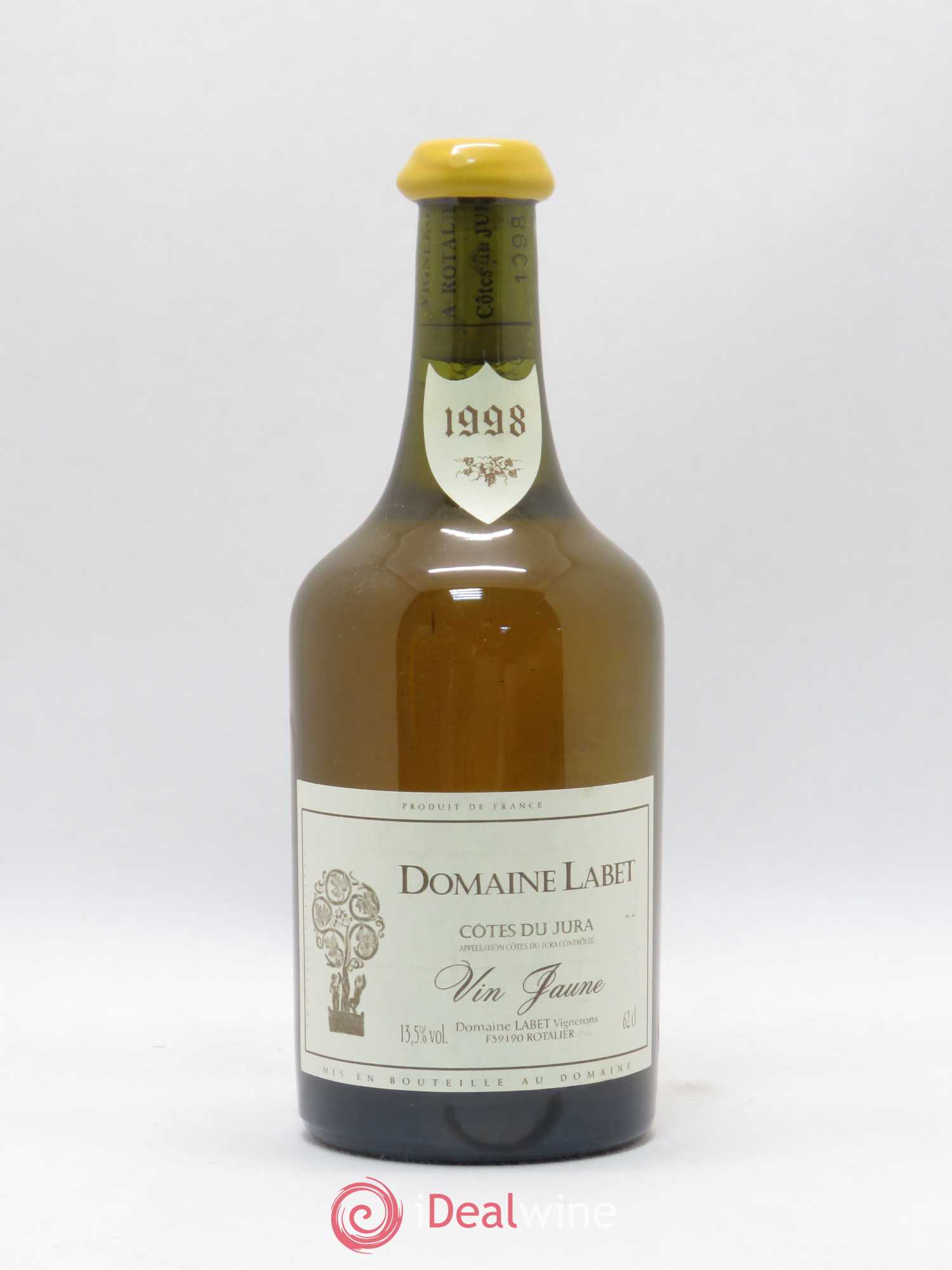 Côtes du Jura Vin Jaune Romain - Julien - Charline Labet 1998 - Lot de 1 bouteille - 0