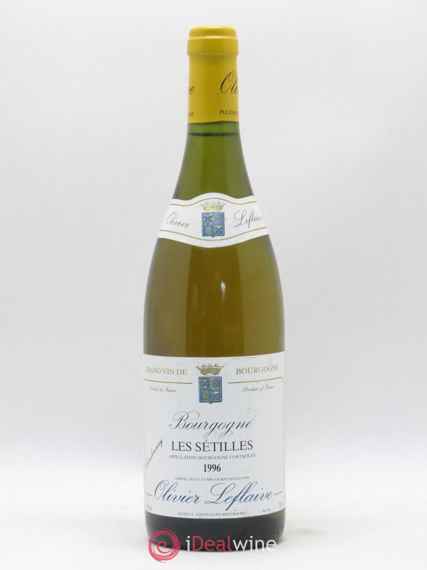 Bourgogne Les Setilles Olivier Leflaive 1996 - Posten von 1 Flasche - 0