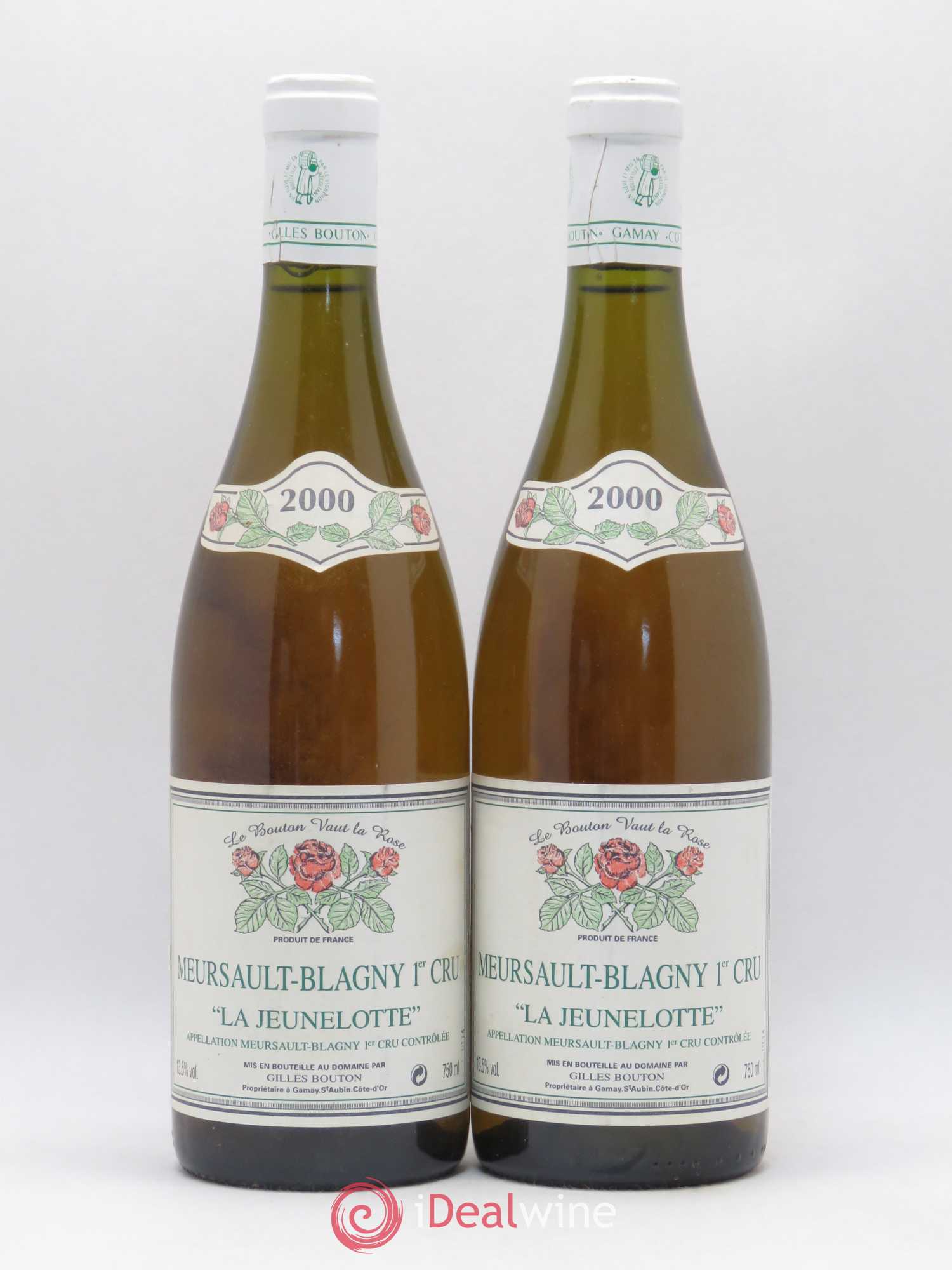 Meursault 1er Cru La Jeunelotte Bouton Gilles 2000 - Posten von 2 Flaschen - 0